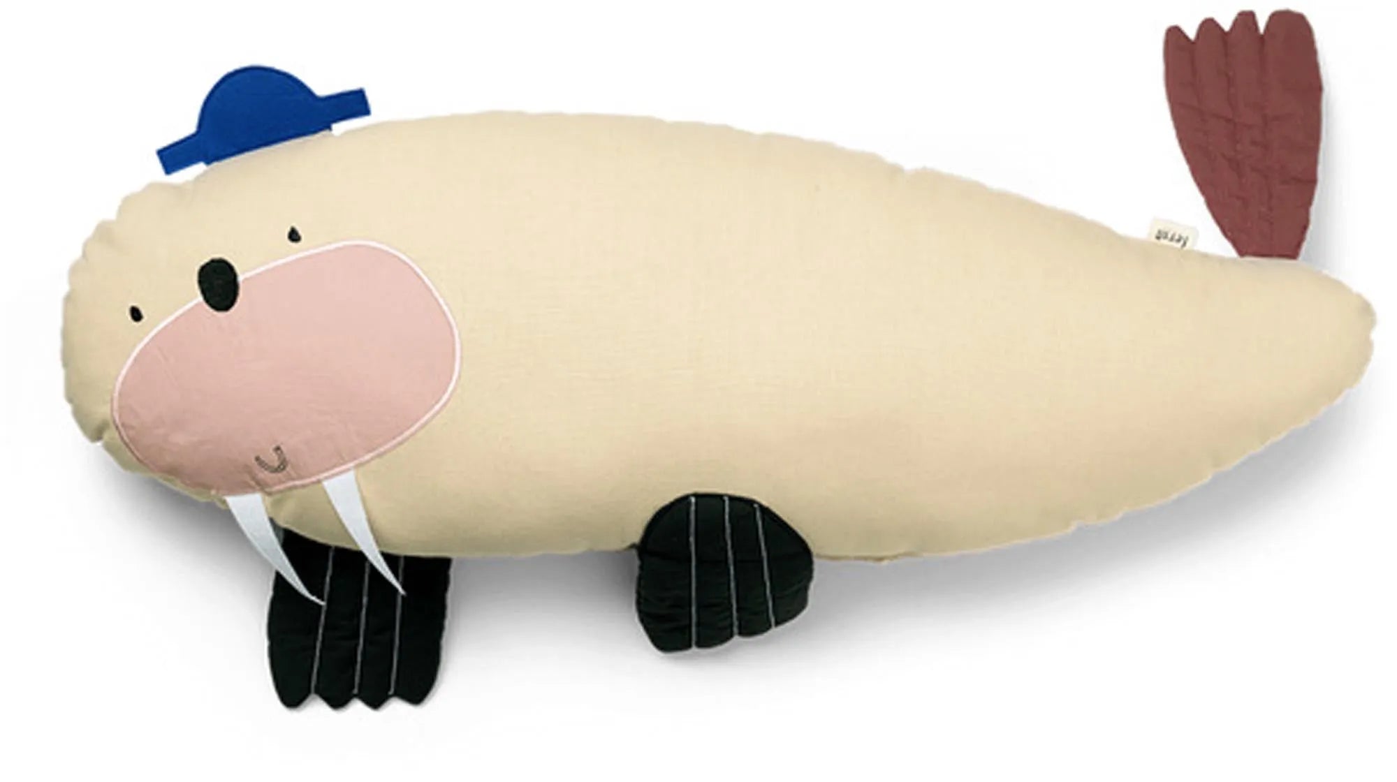 Walrus Kissen in Sand präsentiert im Onlineshop von KAQTU Design AG. Kissen ist von Ferm Living