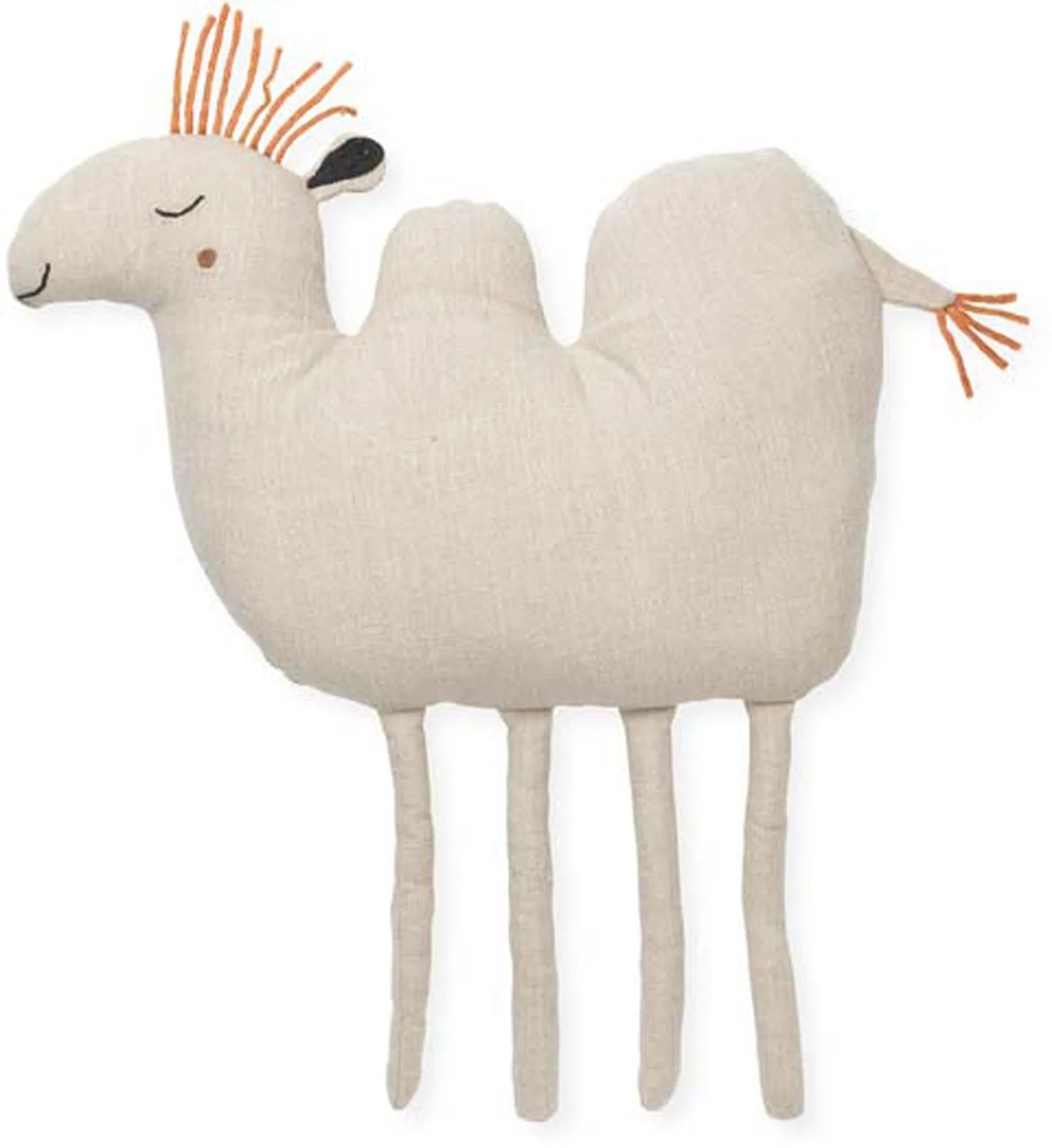 Elegantes Camel Kissen von Ferm Living für stilvolle Wohnräume.