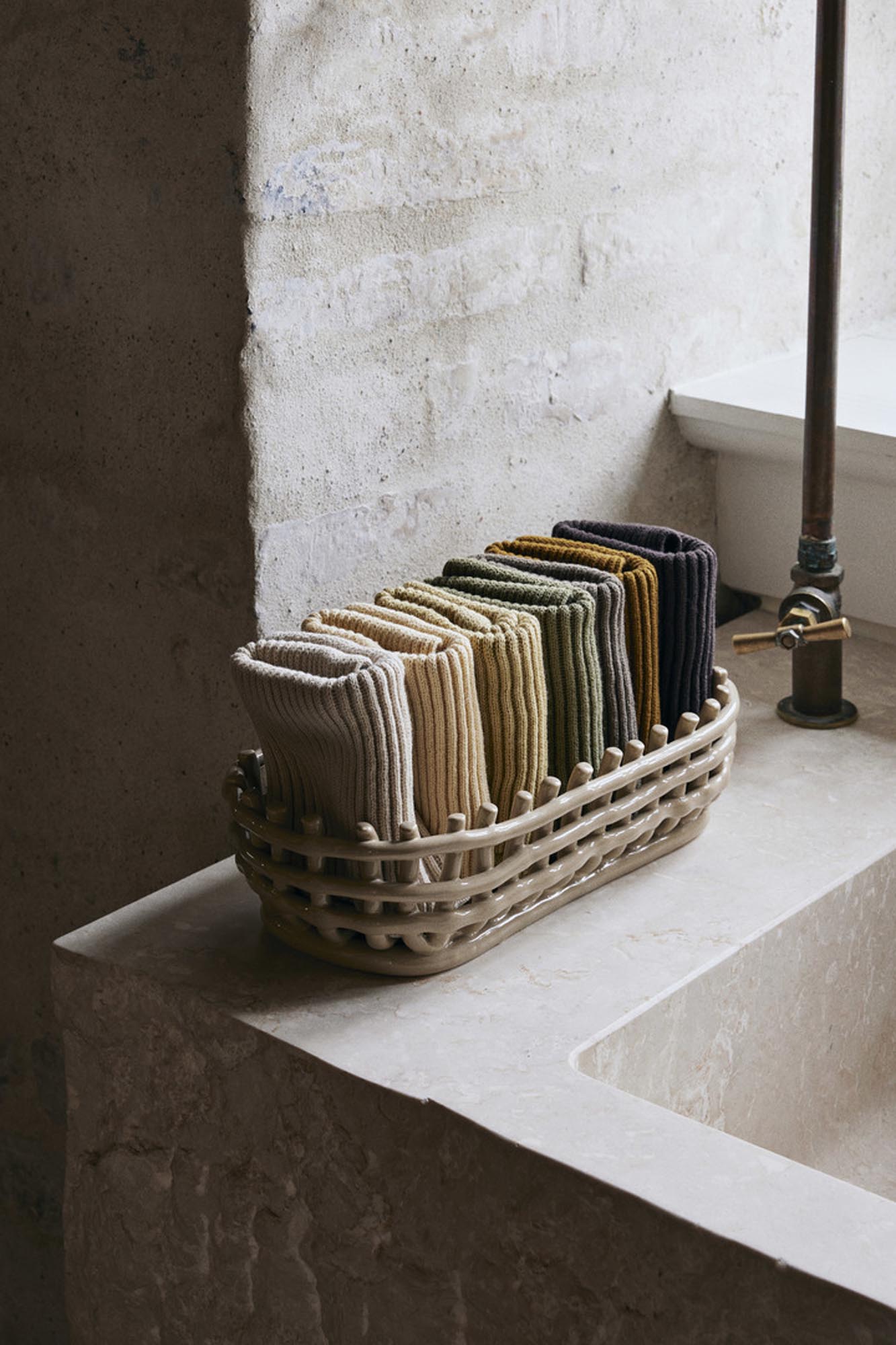 Day Tuch 7er Set in Calm präsentiert im Onlineshop von KAQTU Design AG. Küchentuch ist von Ferm Living