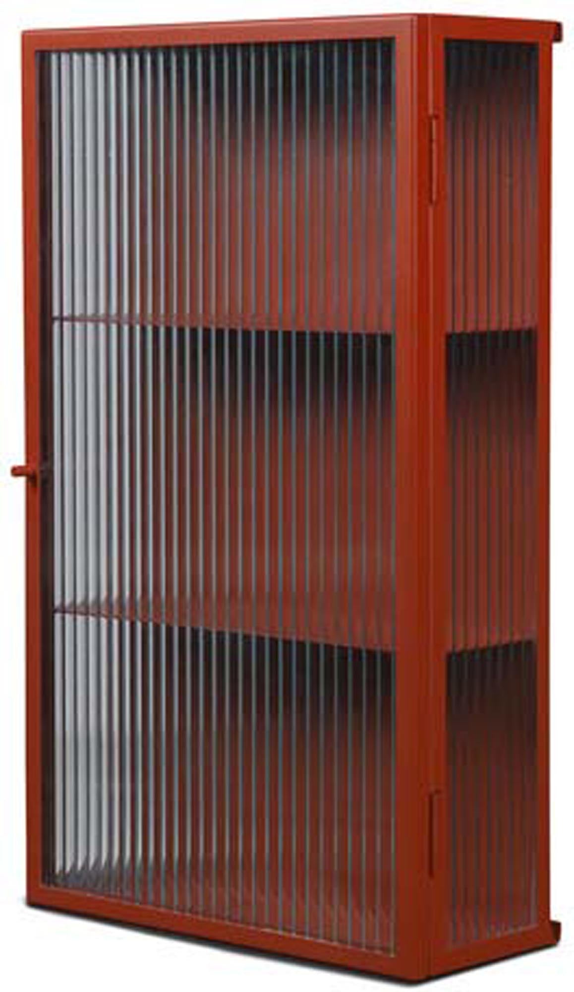 Haze Wand Cabinet - Reeded Glass - KAQTU Design