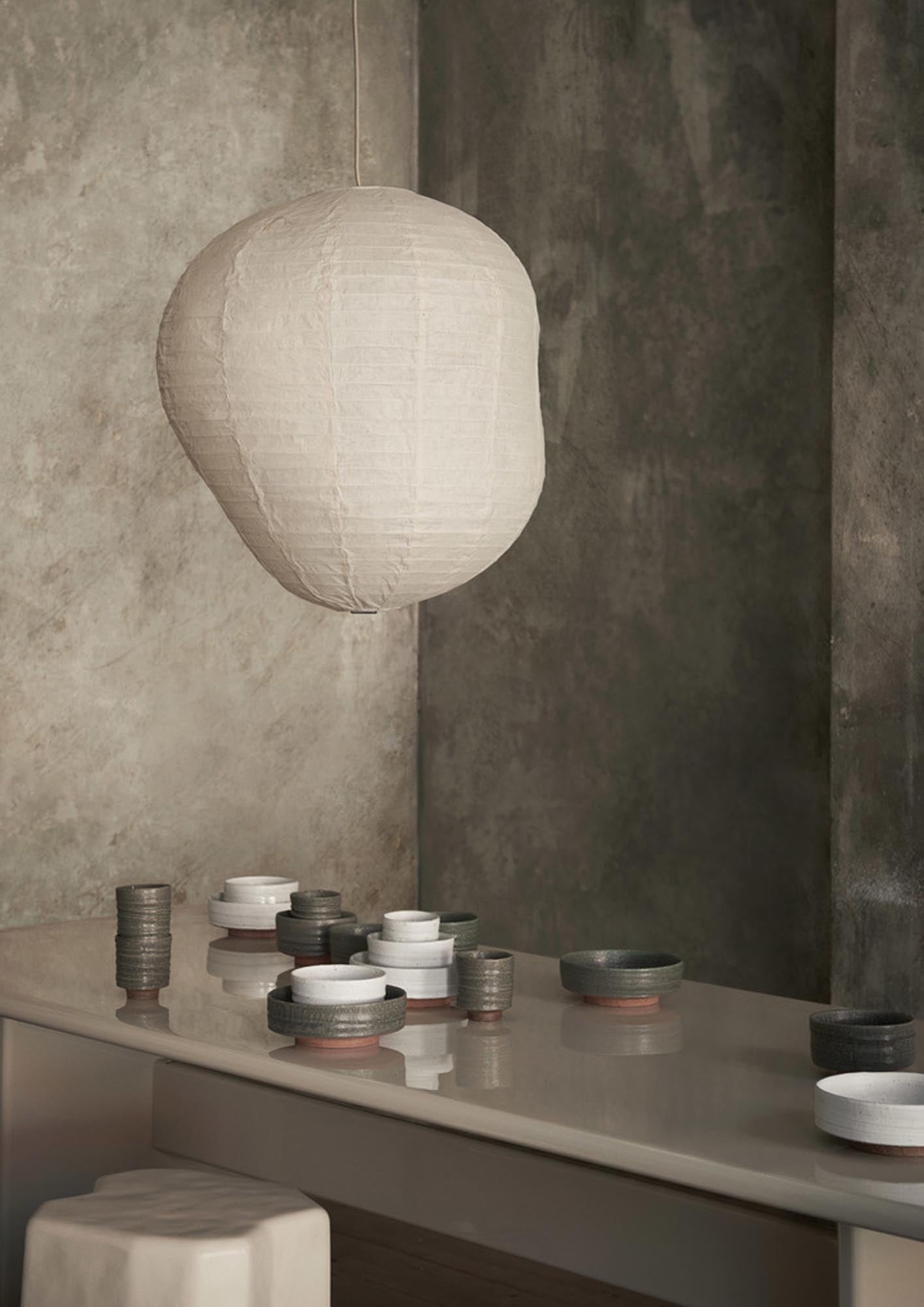 Kurbis Lampenschirm 60 in Natural präsentiert im Onlineshop von KAQTU Design AG. Lampenschirm ist von Ferm Living