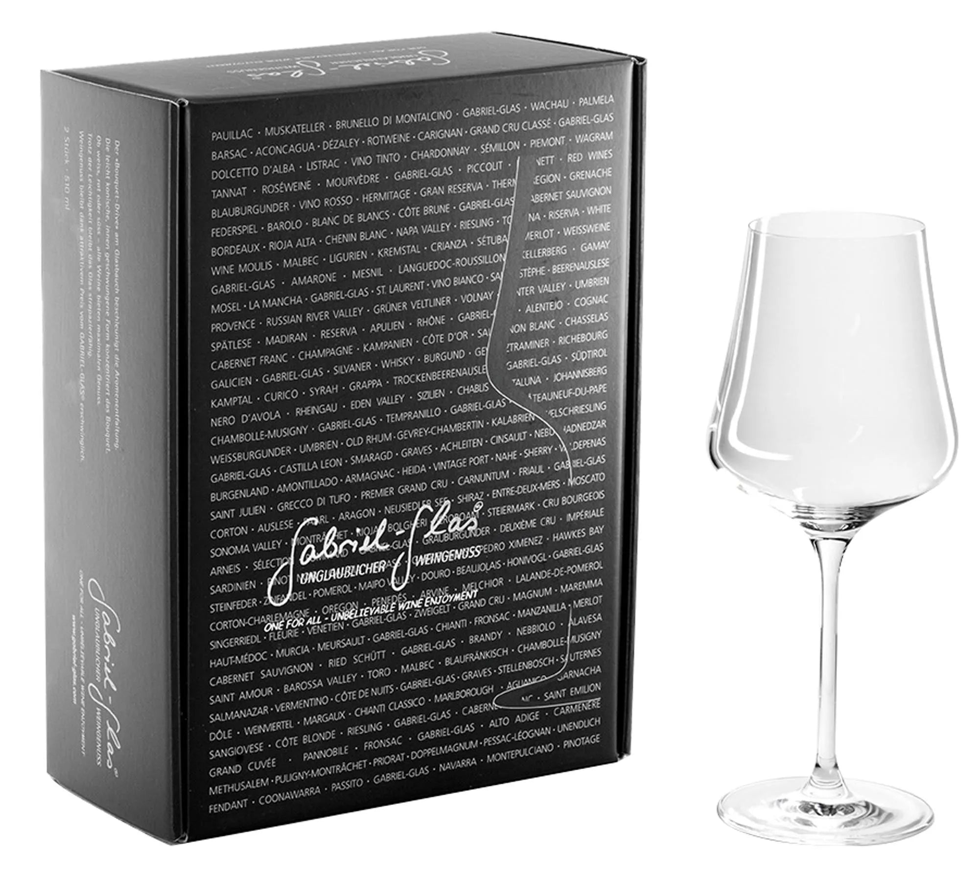 Elegantes Gabriel-Glas Set für perfekten Weingenuss, 2er Pack.