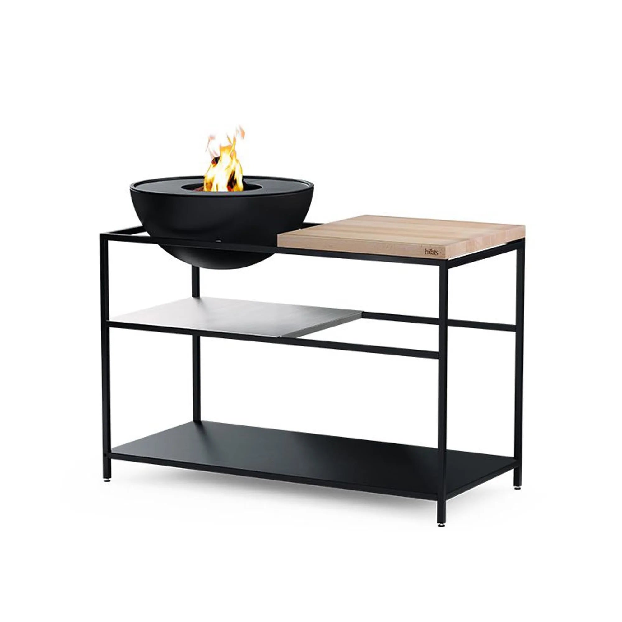 Erleben Sie Grillkunst pur mit dem FIRE KITCHEN BOWL 57 Plancha-Set.