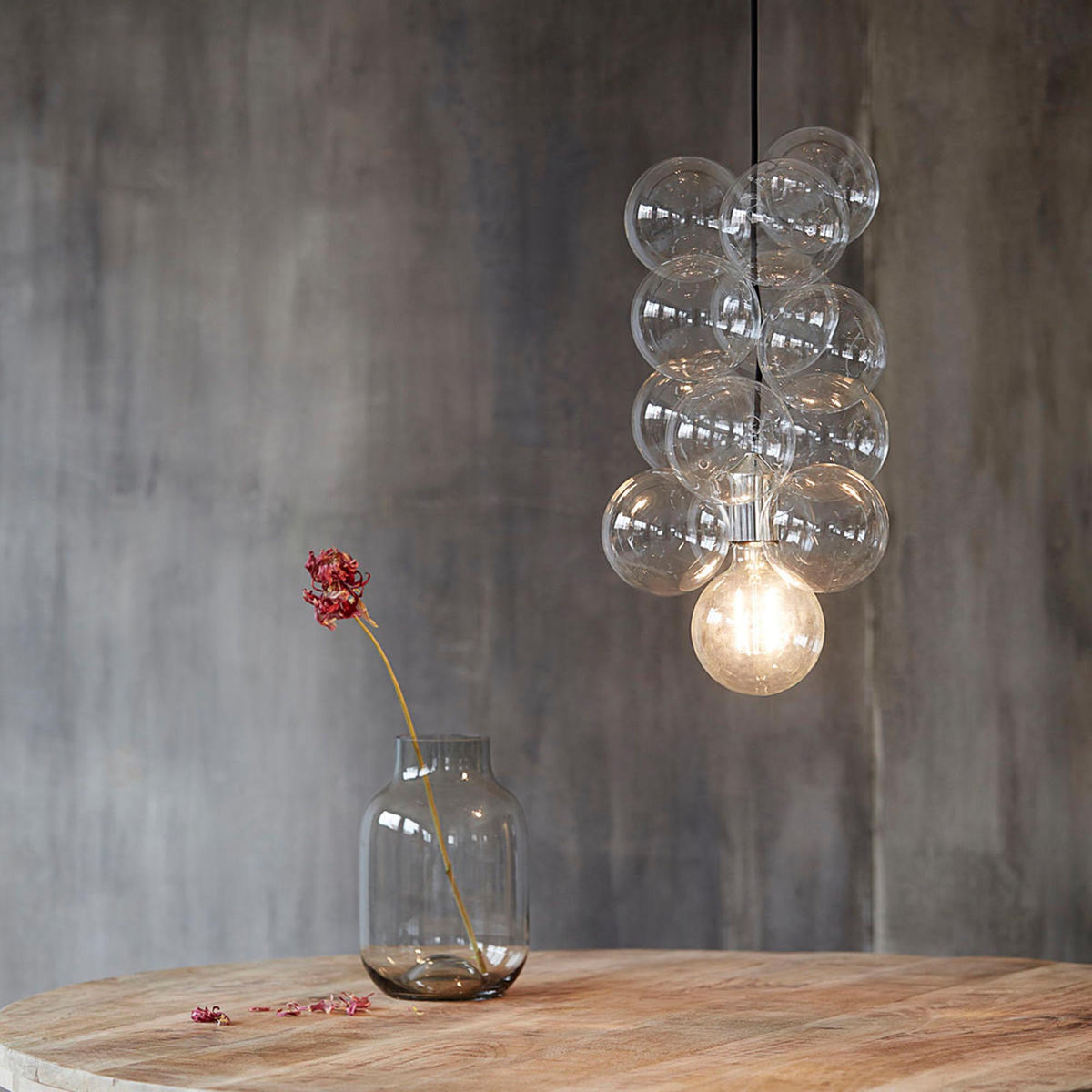 Lampe, Diy in Transparent präsentiert im Onlineshop von KAQTU Design AG. Pendelleuchte ist von House Doctor