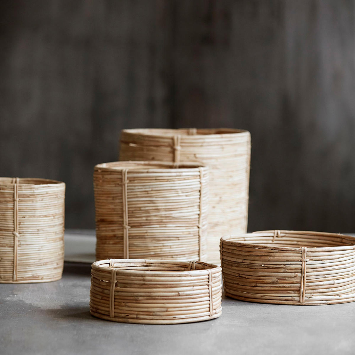 Korb Chaka in Natur präsentiert im Onlineshop von KAQTU Design AG. Aufbewährungskörbe ist von House Doctor
