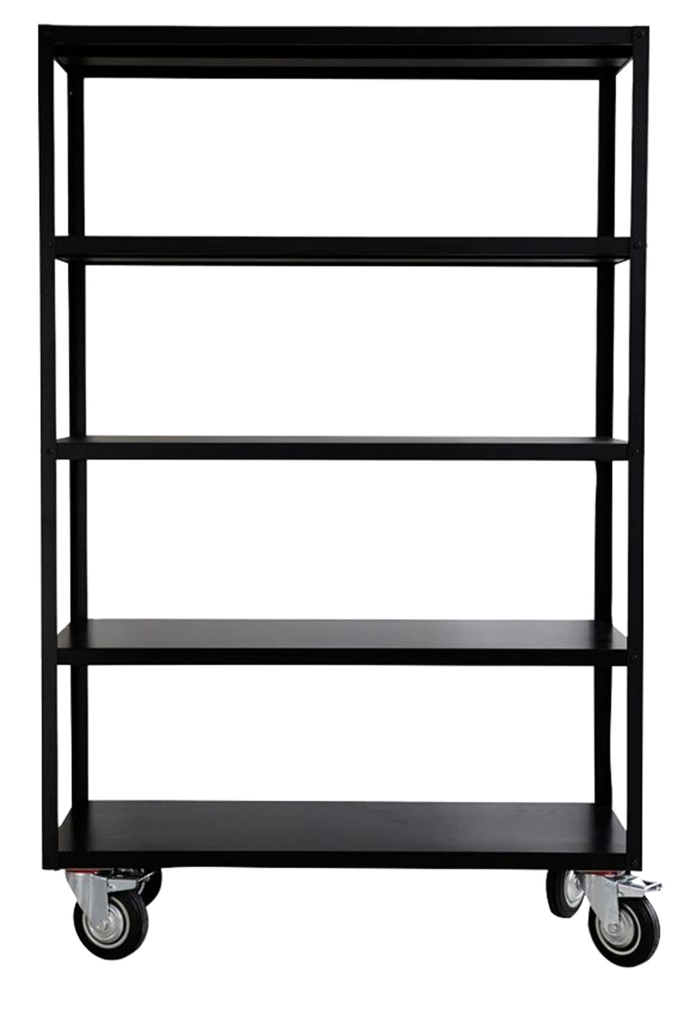 Shelf with 4 rollers, trolley