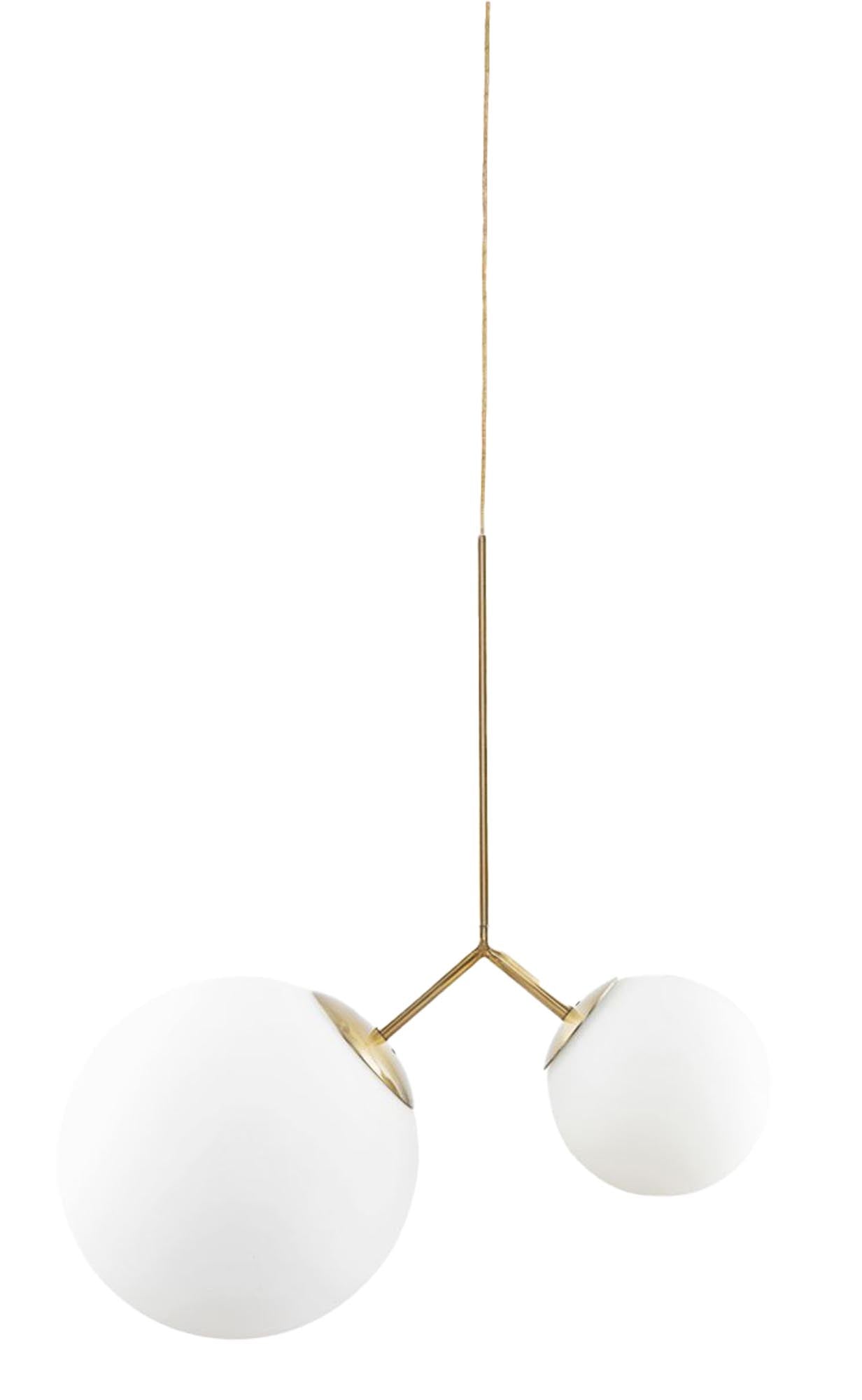 Lampe, Twice in Weiss präsentiert im Onlineshop von KAQTU Design AG. Pendelleuchte ist von House Doctor