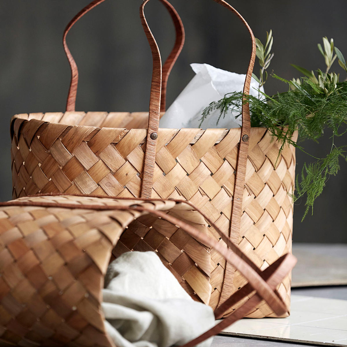 Tasche, Beach in Braun präsentiert im Onlineshop von KAQTU Design AG. Tasche ist von House Doctor
