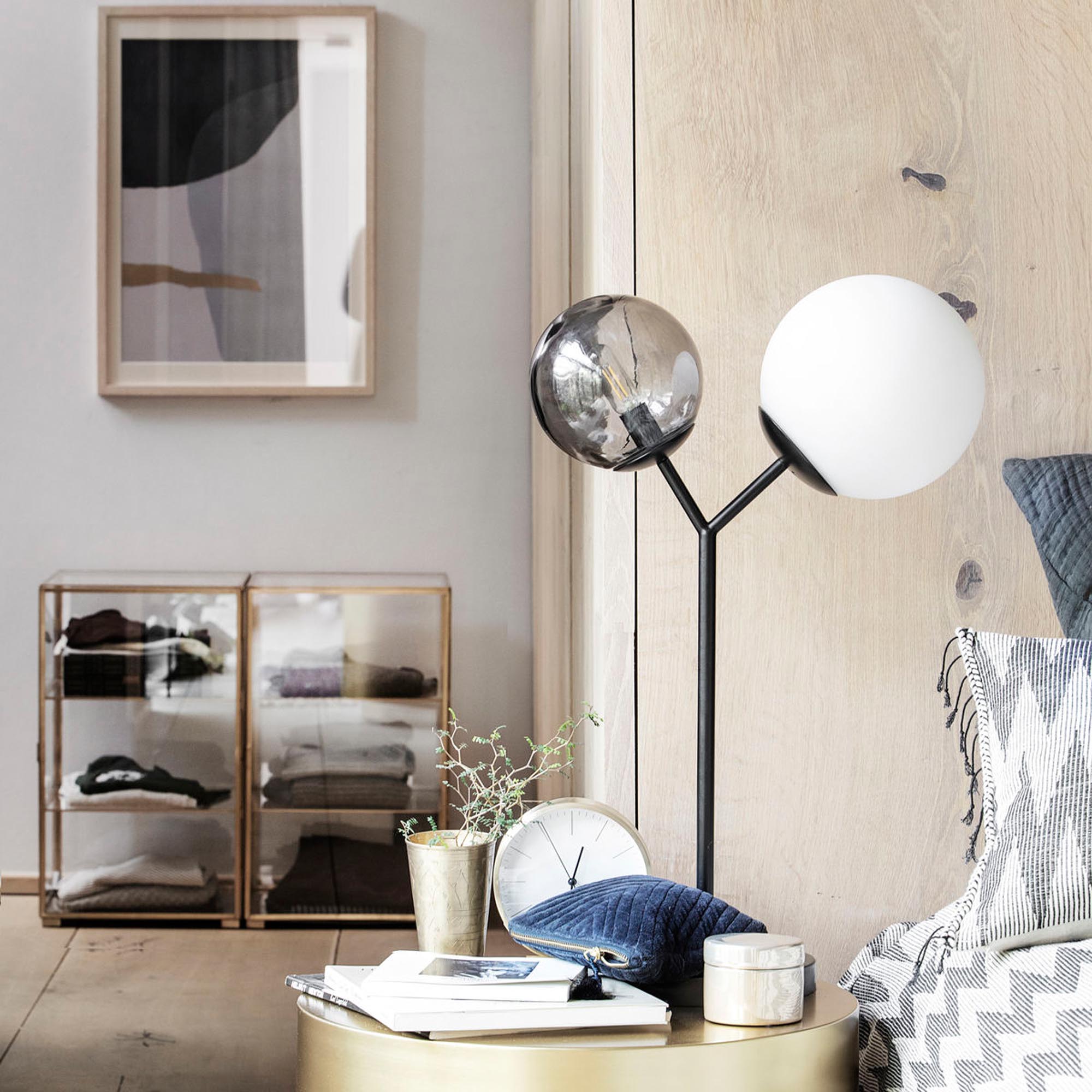 Table lamp, twice