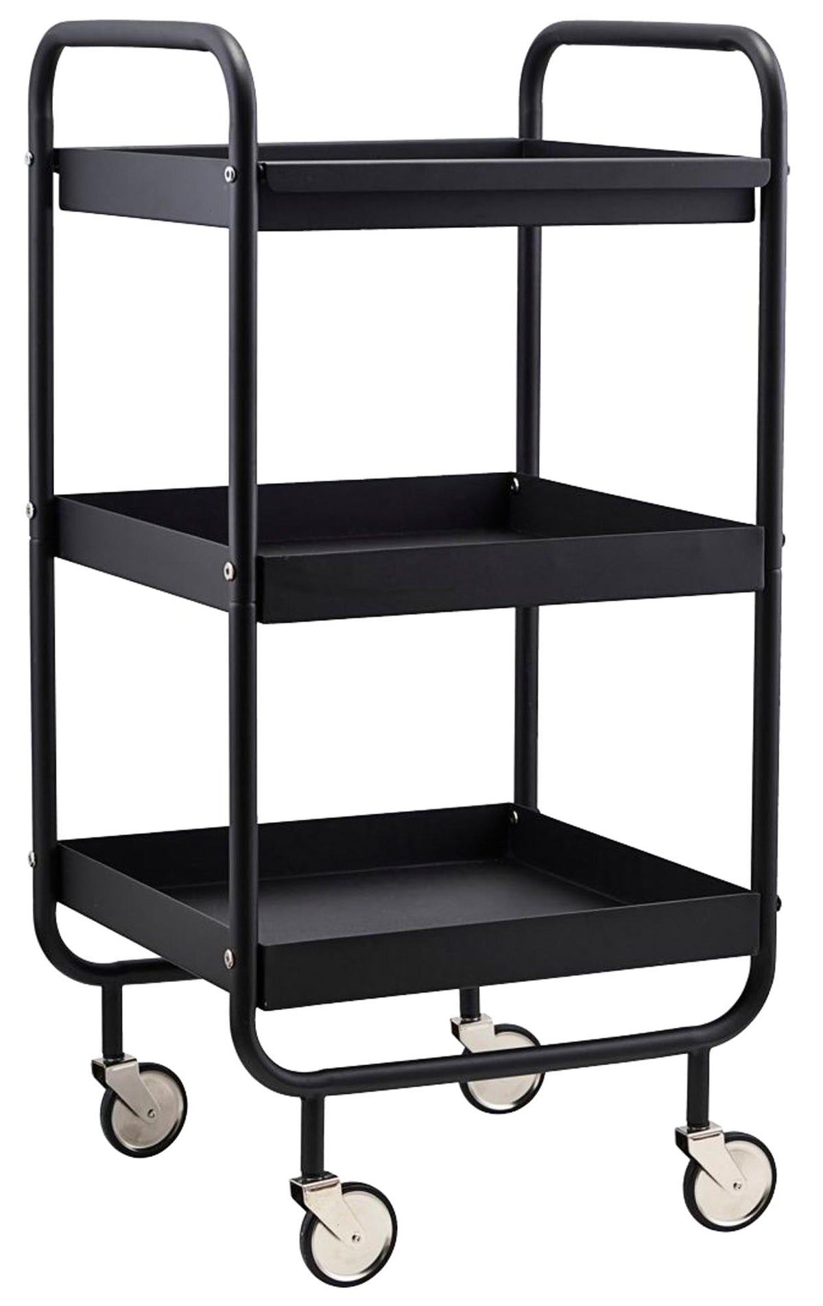 Trolley, Roll in Schwarz präsentiert im Onlineshop von KAQTU Design AG. Servierwagen ist von House Doctor