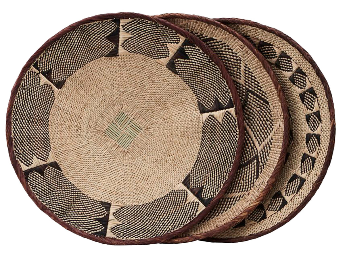 Korb, Tonga, Deko in Braun/Schwarz präsentiert im Onlineshop von KAQTU Design AG. Aufbewährungskörbe ist von House Doctor