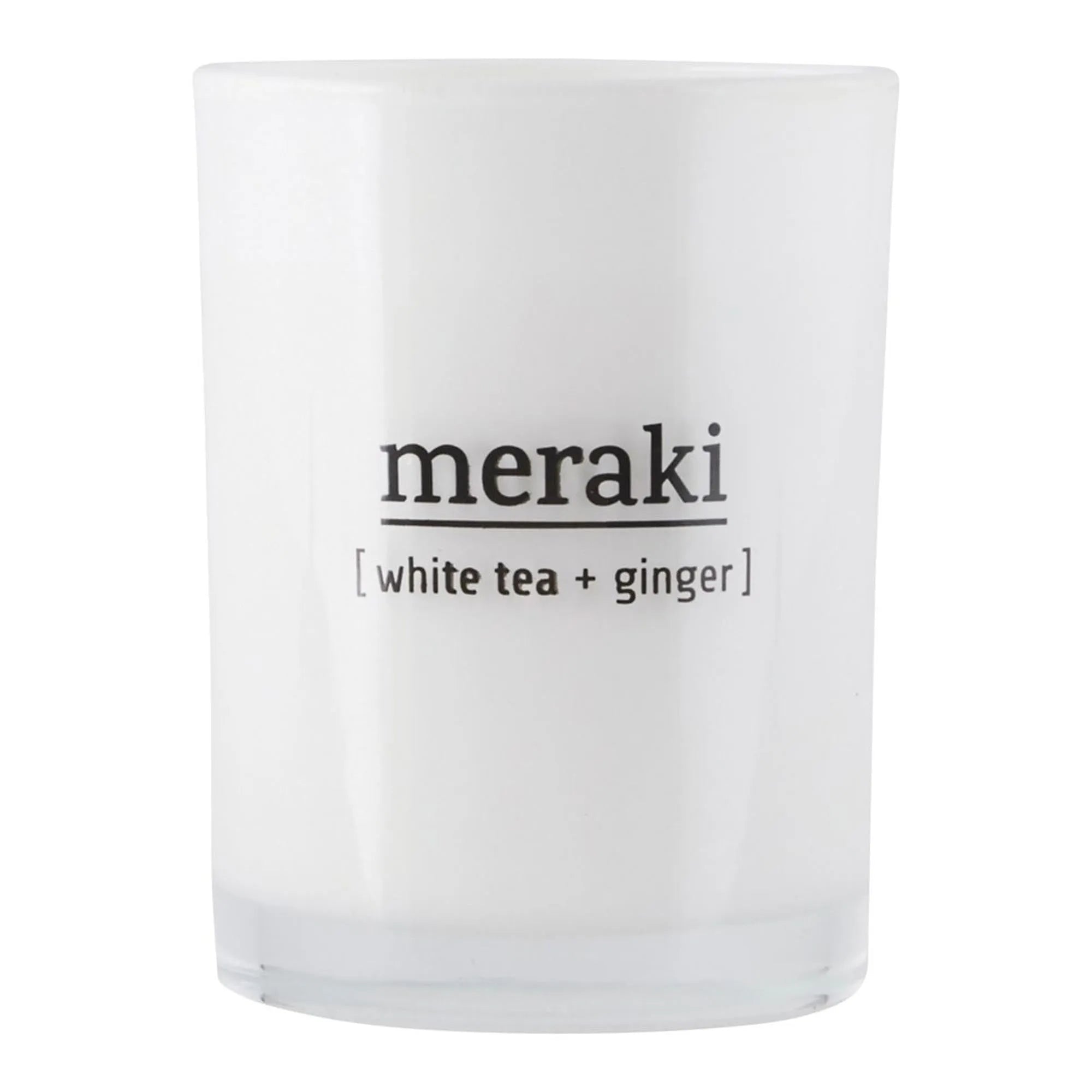 Duftkerze, White tea & ginger in  präsentiert im Onlineshop von KAQTU Design AG. Duftkerzen ist von Meraki