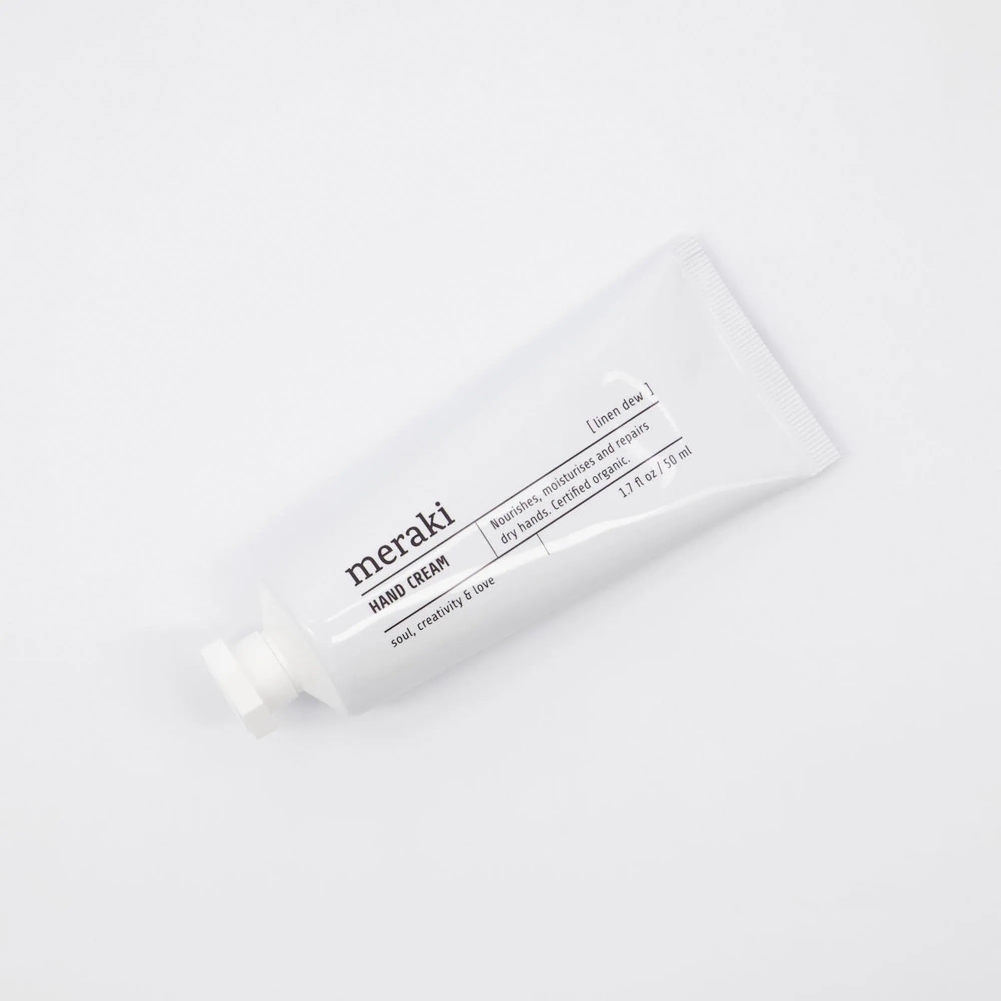 Hand cream, Linen dew in  präsentiert im Onlineshop von KAQTU Design AG. Pflege ist von Meraki