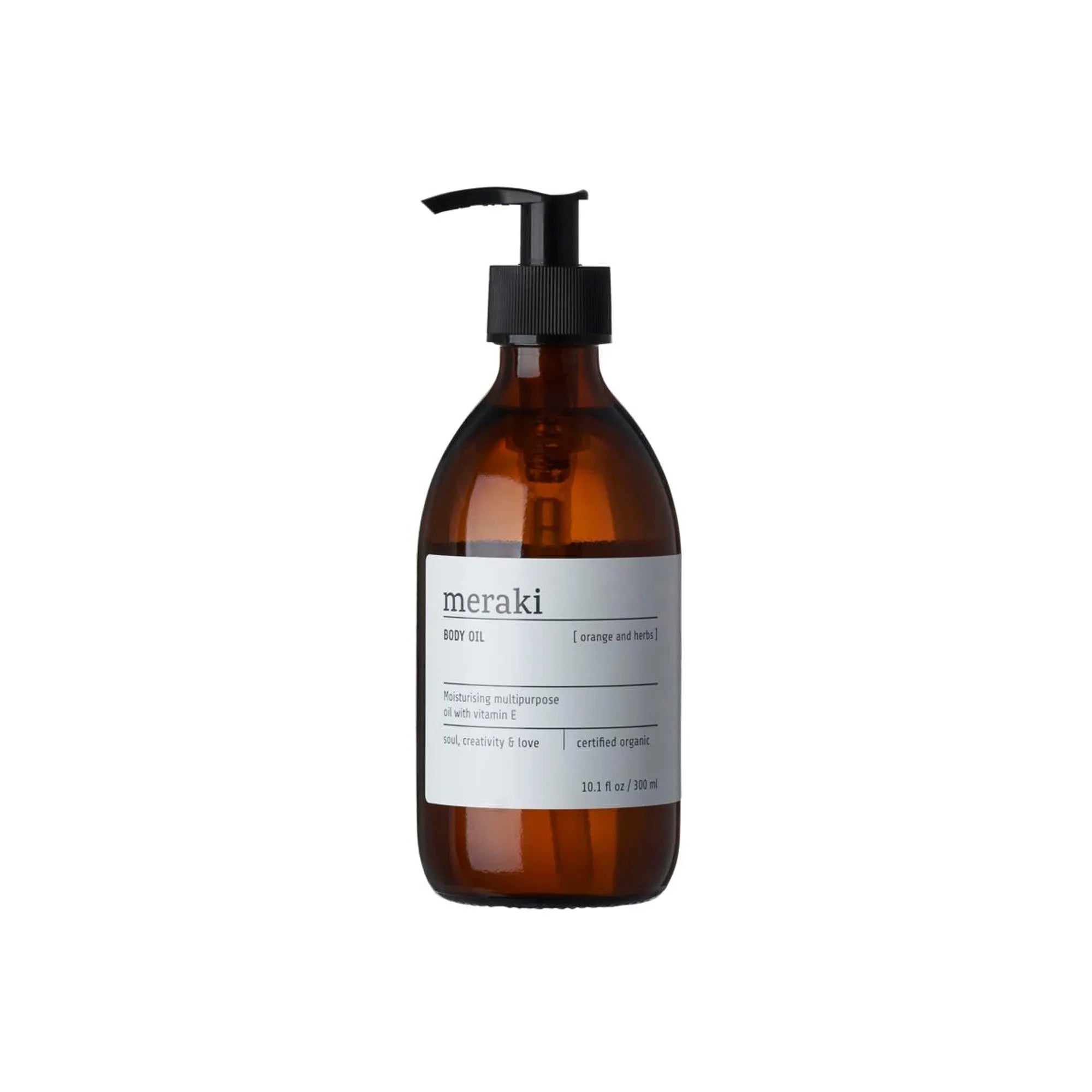 Body oil, Orange & herbs in  präsentiert im Onlineshop von KAQTU Design AG. Pflege ist von Meraki