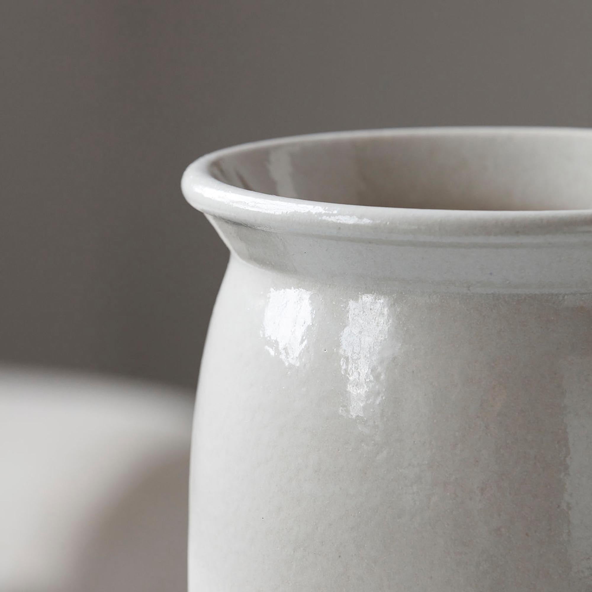Meraki Steingutgefäß in edlem Shellish Grey für zeitlose Eleganz.