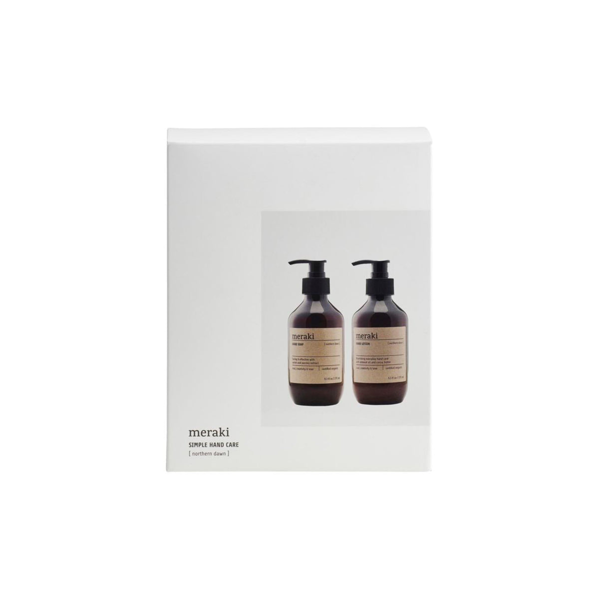Geschenkbox, Northern dawn, Simple hand care, Weiss in Weiß präsentiert im Onlineshop von KAQTU Design AG. Körperpflege ist von Meraki