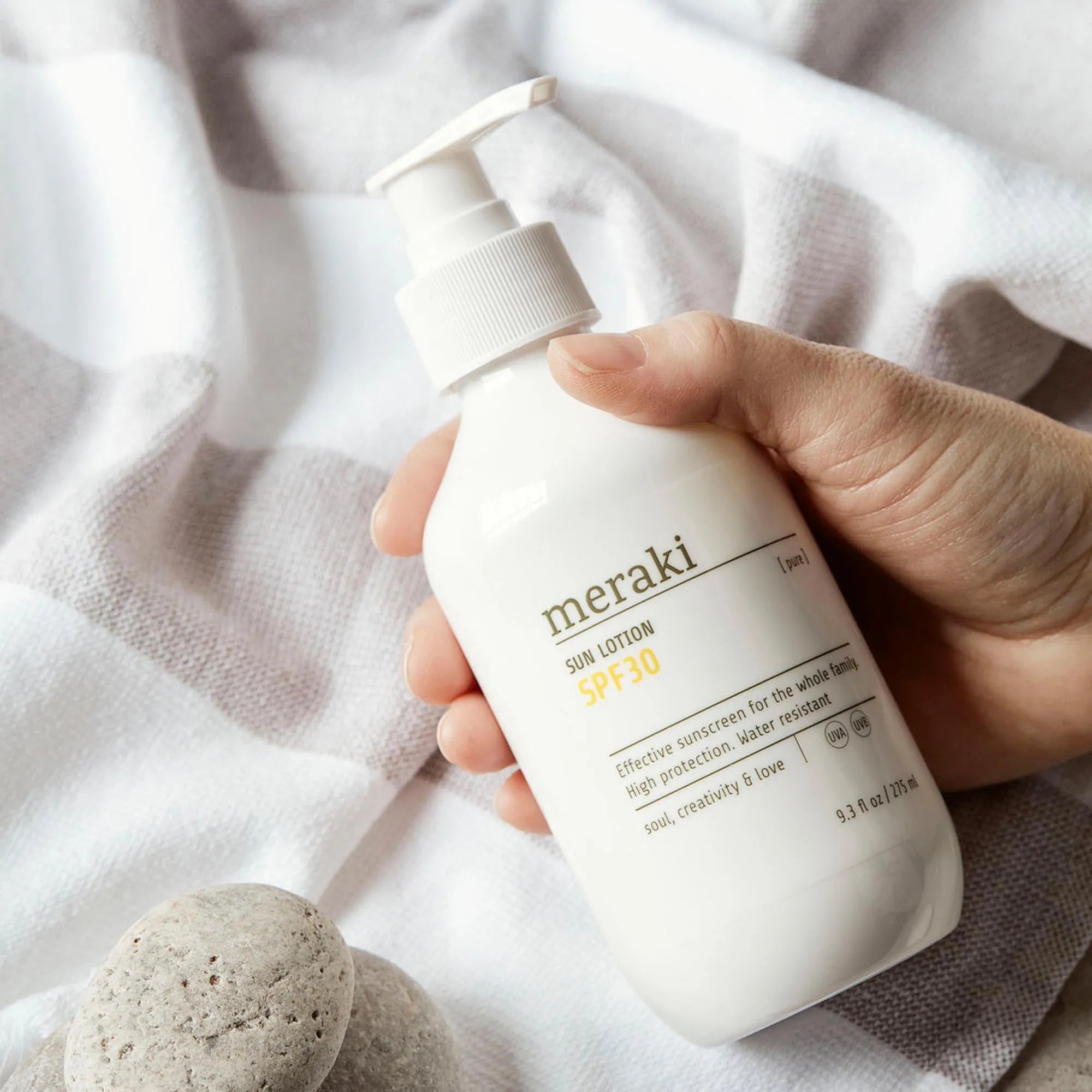 Meraki Sun Lotion Pure: Sanfter Schutz für empfindliche Haut.