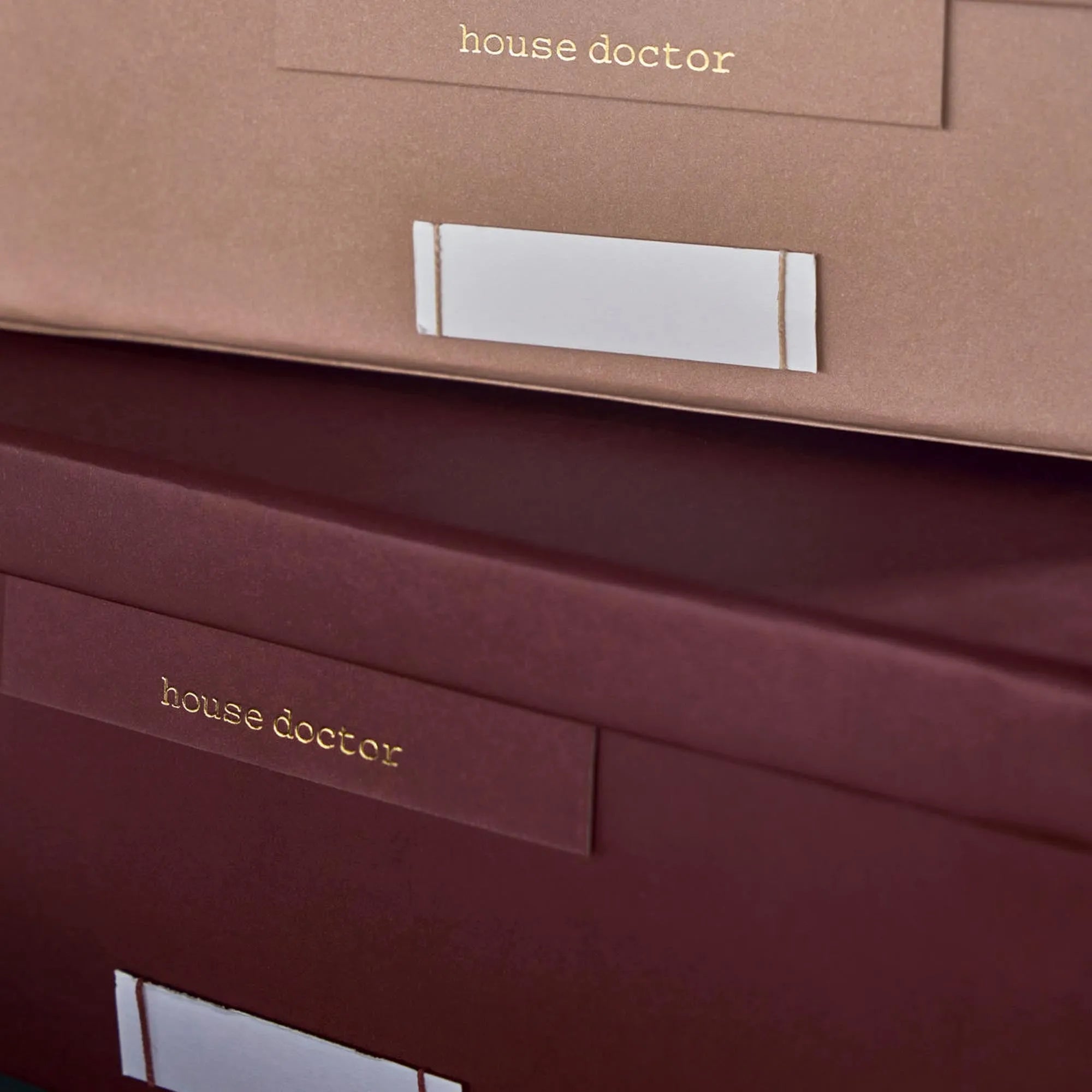 Aufbewahrungsschachteln, HDKeep, Bordeaux/Rosa in Bordeaux/Rosa präsentiert im Onlineshop von KAQTU Design AG. Aufbewahrungsbox ist von House Doctor