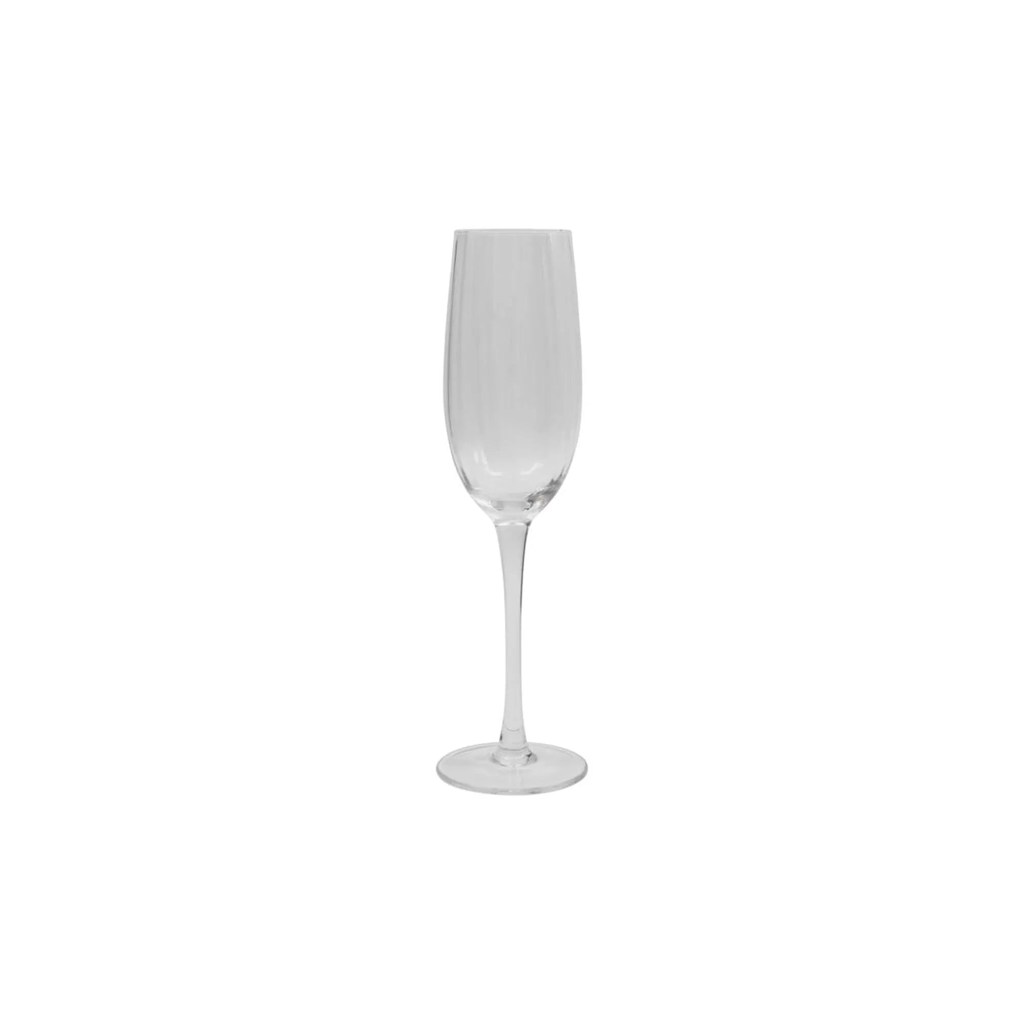 Sektglas, HDRill, Klar in Klar präsentiert im Onlineshop von KAQTU Design AG. Wein- & Sektglas ist von House Doctor