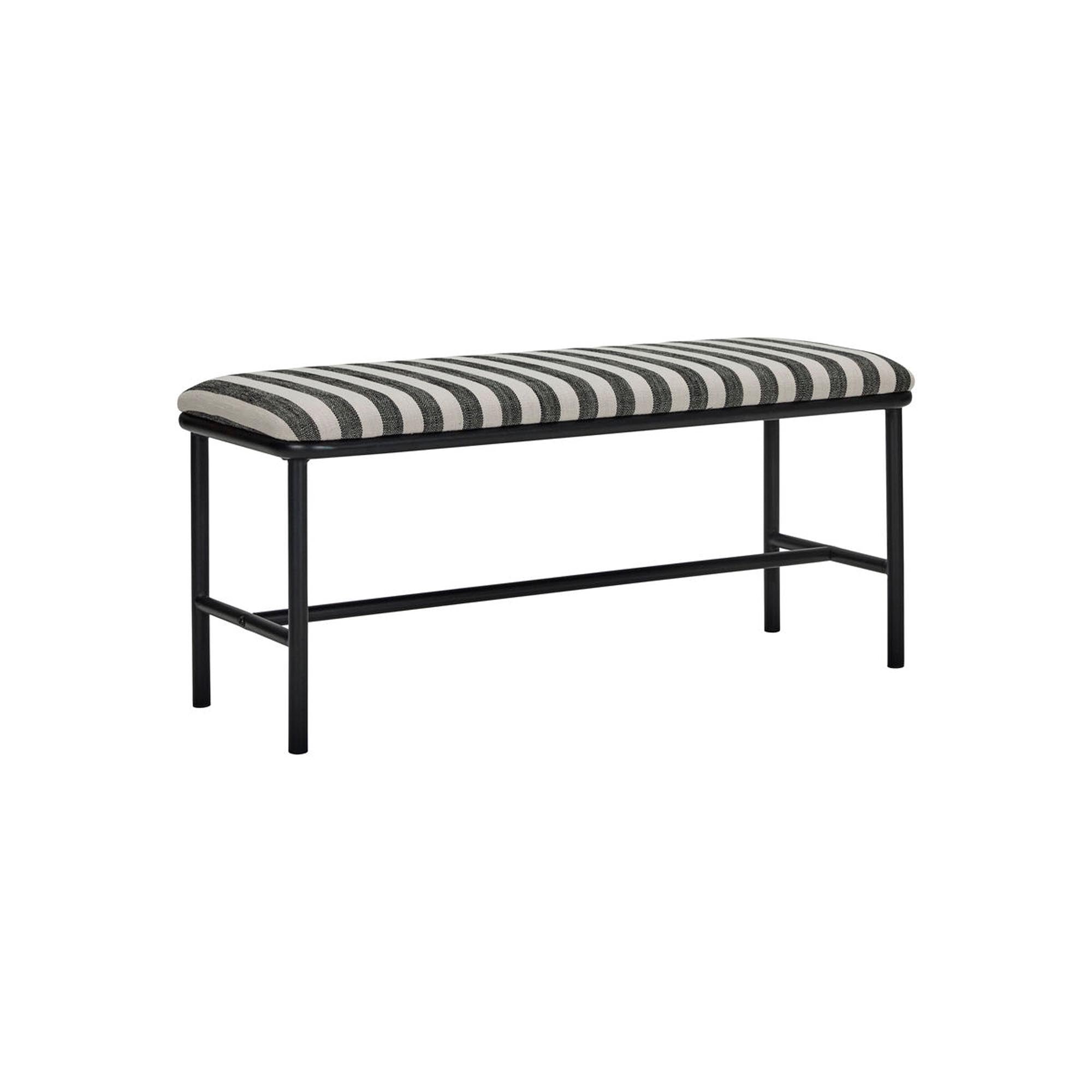 Moderne Bank HDToda von House Doctor in Schwarz/Off-Weiss Look.