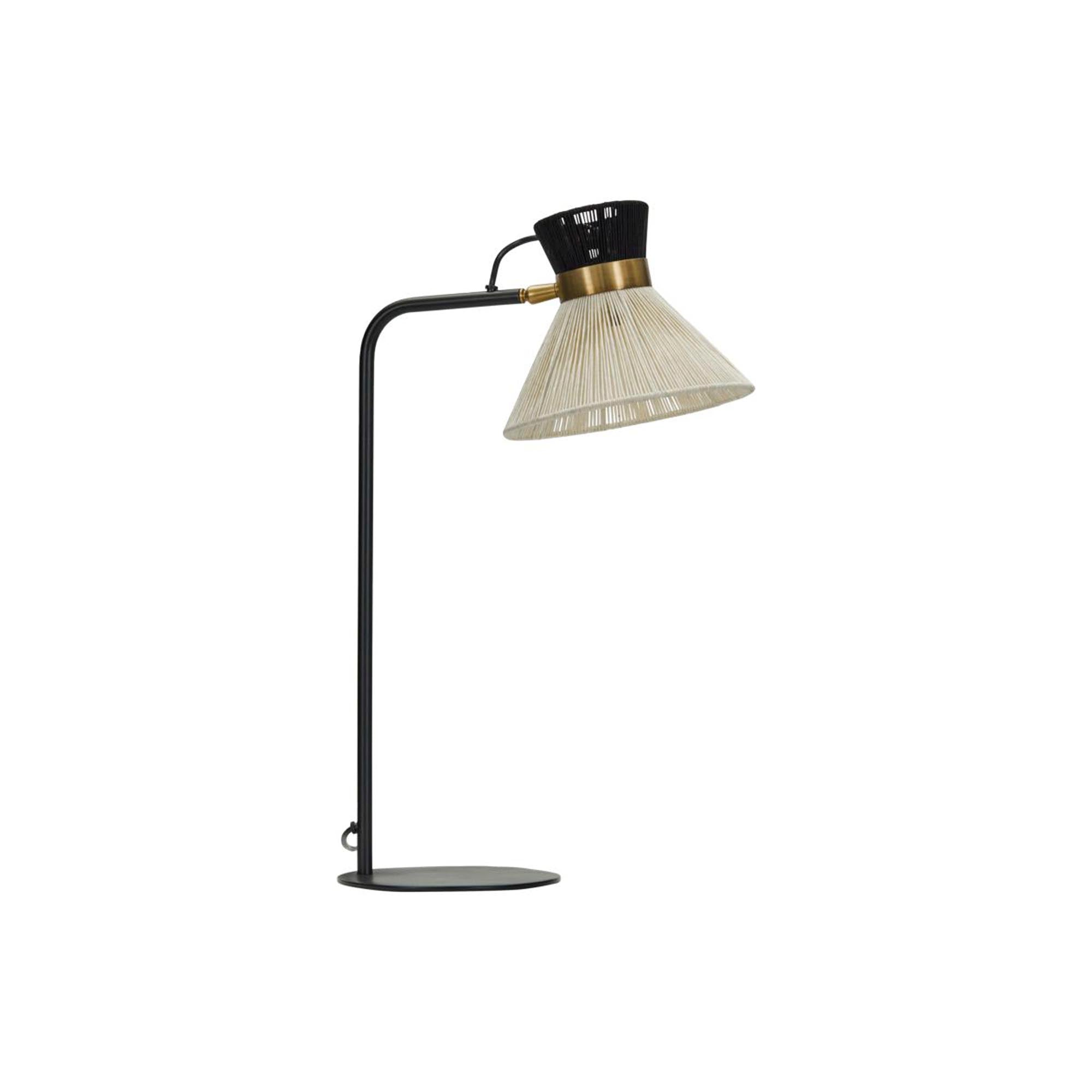 Entdecken Sie die elegante Tischleuchte HDCord in Schwarz von House Doctor. Ideal für Wohnzimmer, Schlafzimmer und Arbeitsbereich. Stilvolles Design, energiesparend und flexibel.