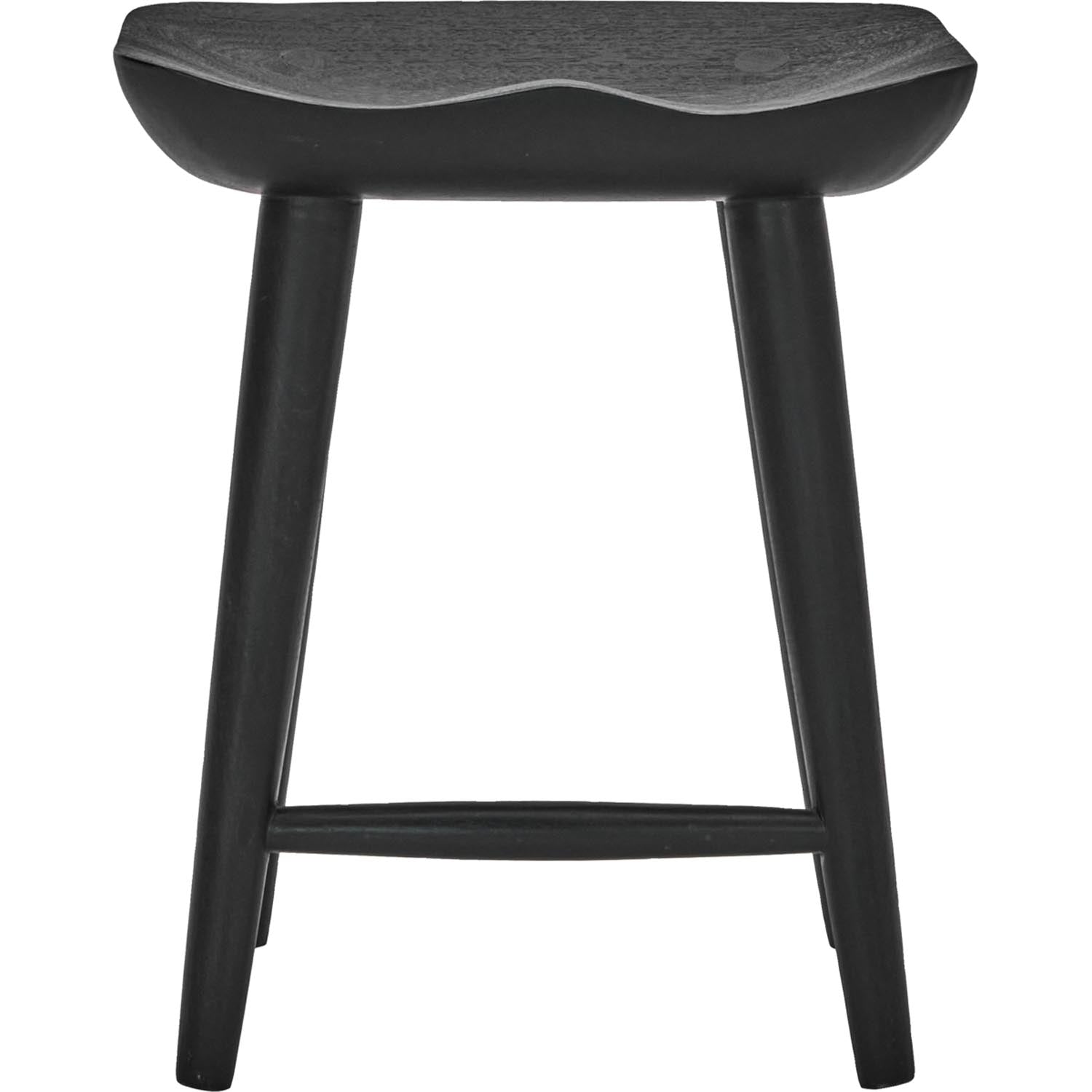 Eleganter schwarzer Barhocker HDBar von House Doctor, ideal für stilvolle Wohnräume und Bars, präsentiert in modernem Design.