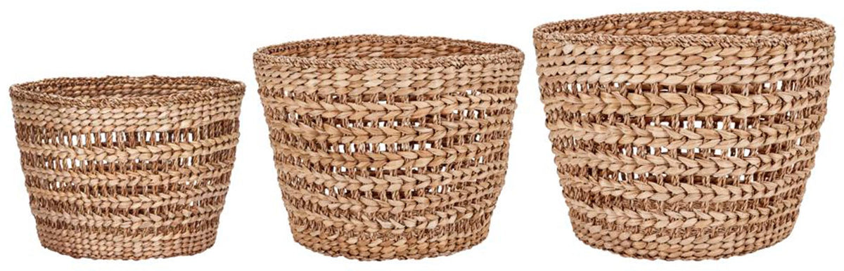 Körbe, Ramla in Natur präsentiert im Onlineshop von KAQTU Design AG. Wäschekorb ist von House Doctor