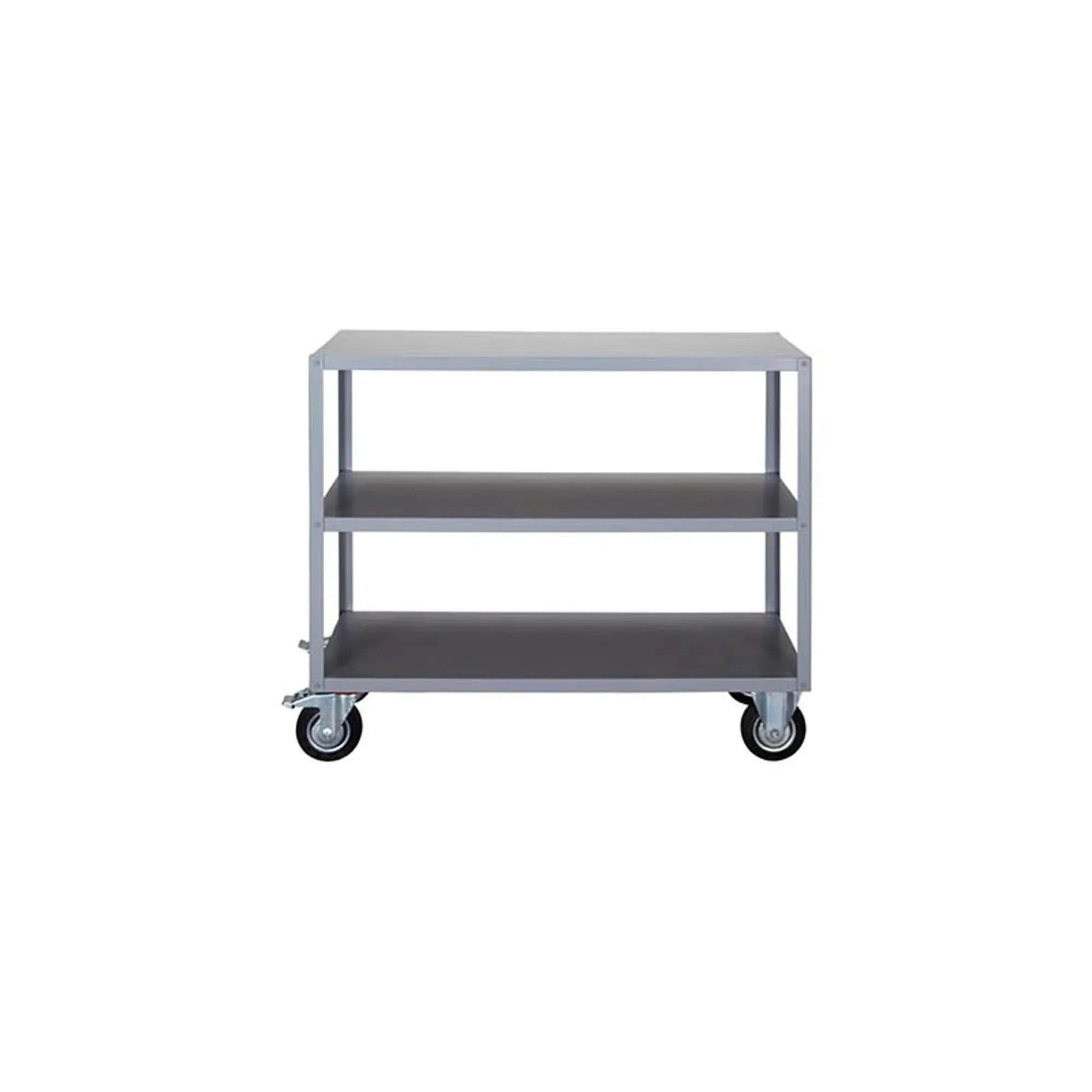 Eleganter HDTrolley von House Doctor: Robuster Servierwagen aus mattschwarzem Stahl mit 4 Rollen, vielseitig und mobil.