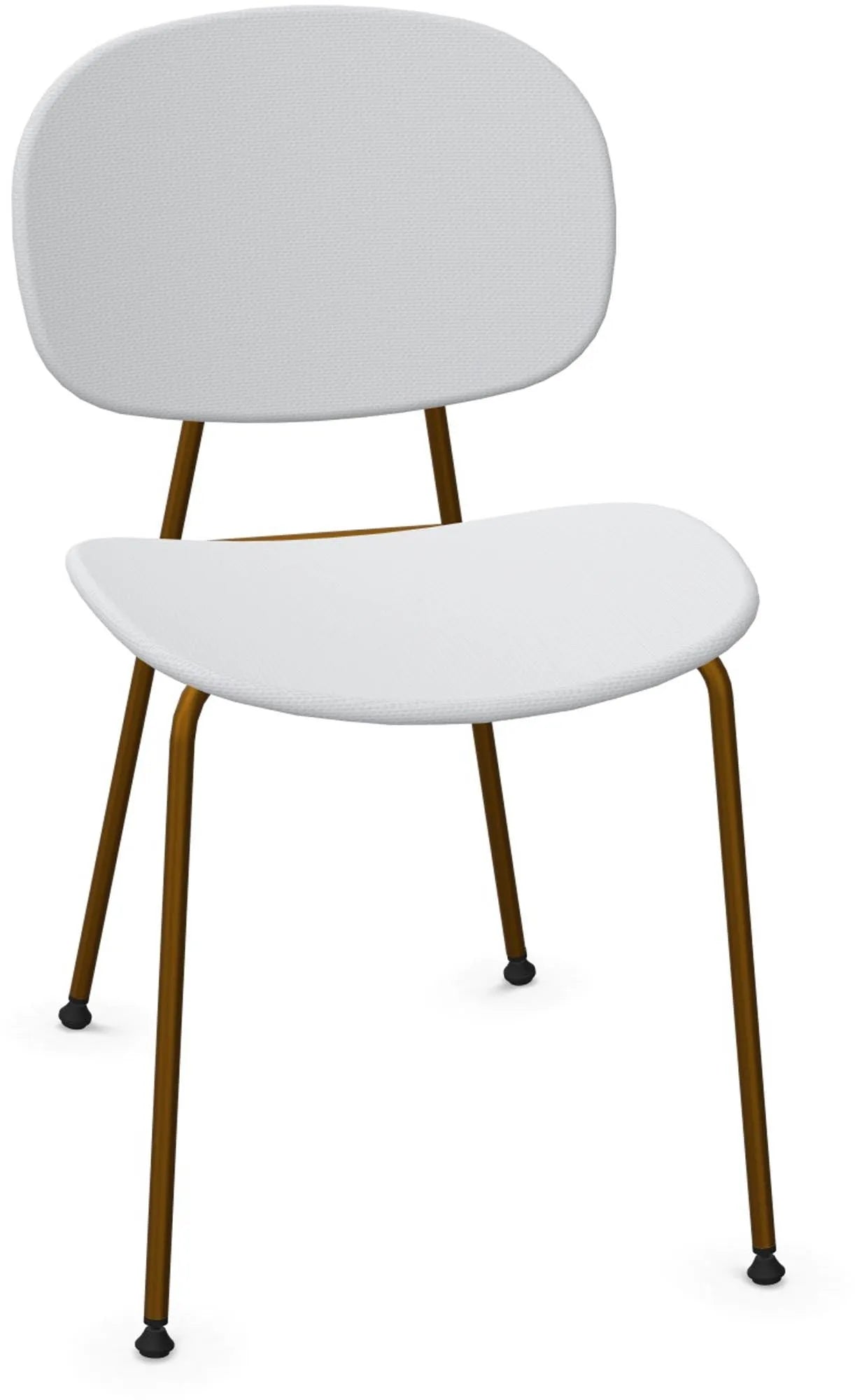 TONDINA POP gepolstert in Grau / Antikes Messing präsentiert im Onlineshop von KAQTU Design AG. Stuhl ist von Infiniti Design