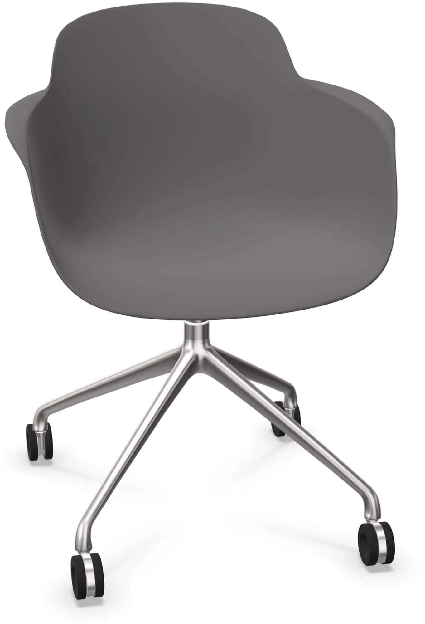 SICLA Swivel in Grün / Silber präsentiert im Onlineshop von KAQTU Design AG. Bürostuhl mit Armlehne ist von Infiniti Design