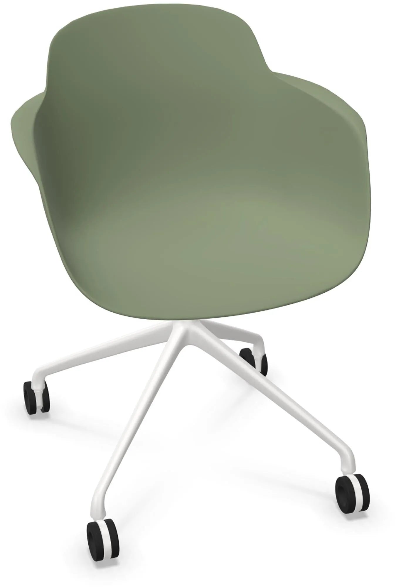 SICLA Swivel in Blau / Weiss präsentiert im Onlineshop von KAQTU Design AG. Bürostuhl mit Armlehne ist von Infiniti Design