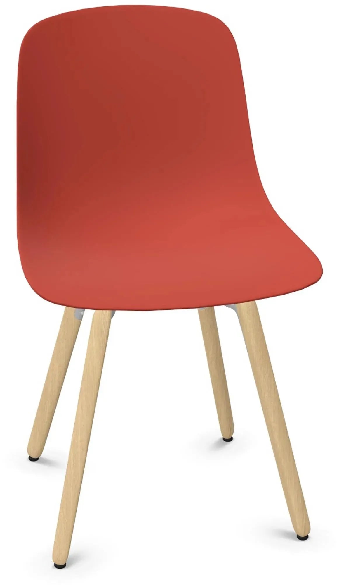 PURE LOOP MONO Holz in Rot präsentiert im Onlineshop von KAQTU Design AG. Stuhl ist von Infiniti Design