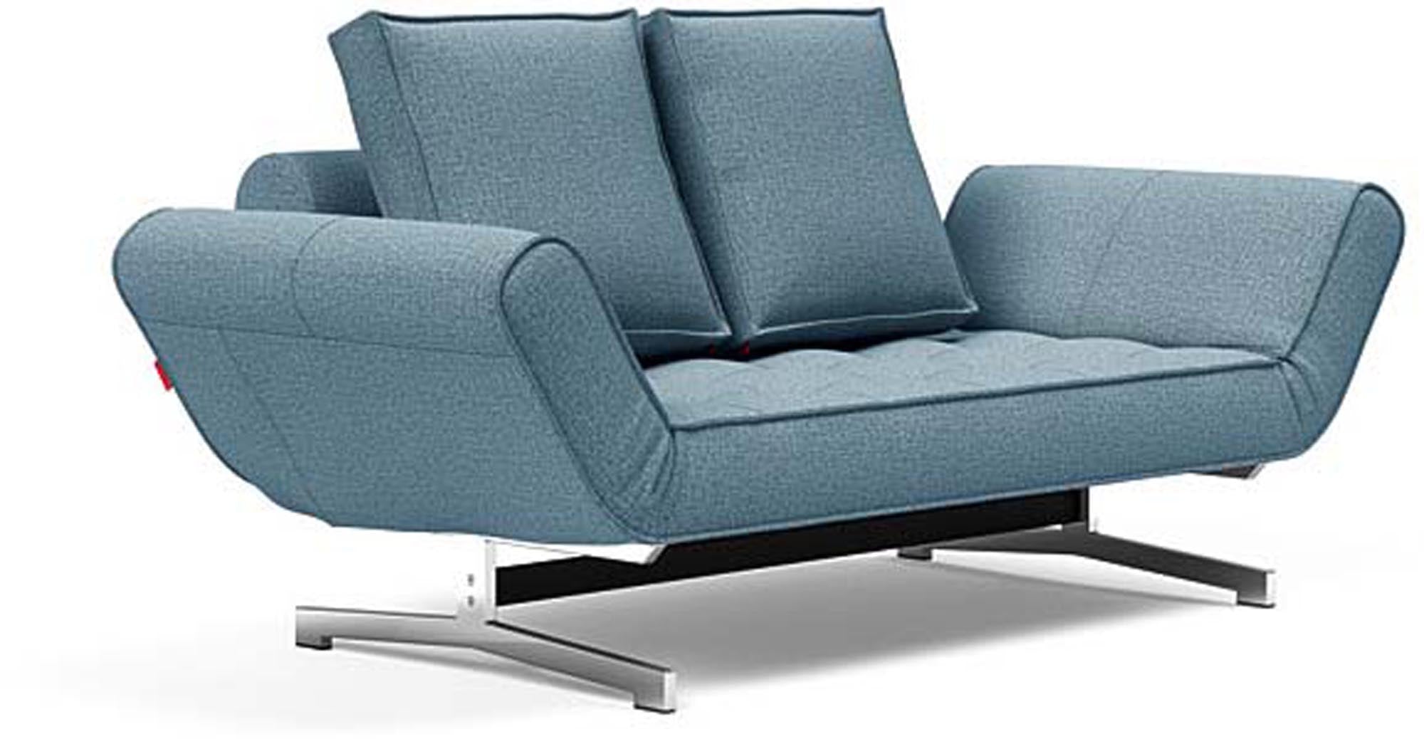 Erleben Sie das Ghia Klappsofa 80 Chrom von Innovation Living – stilvoll, platzsparend und perfekt für flexible Wohnlösungen.