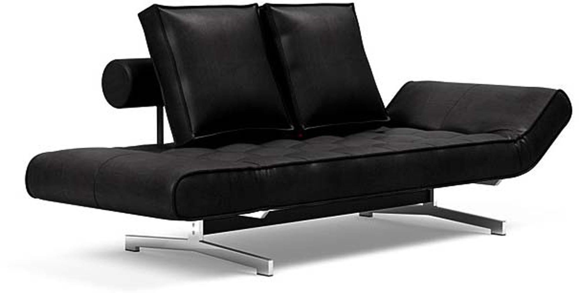 Erleben Sie das Ghia Klappsofa 80 Chrom von Innovation Living – stilvolles Design trifft auf praktische Funktionalität für jeden Raum.