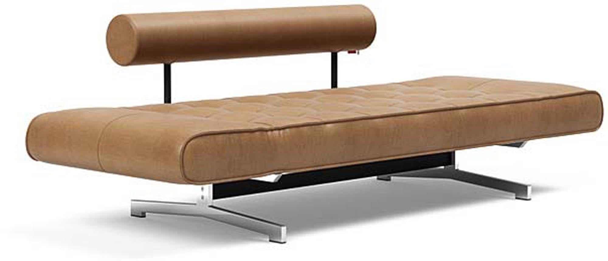 Entdecken Sie das Ghia Klappsofa 80 Chrom von Innovation Living – ein elegantes, multifunktionales Möbelstück, das Komfort und Stil vereint.