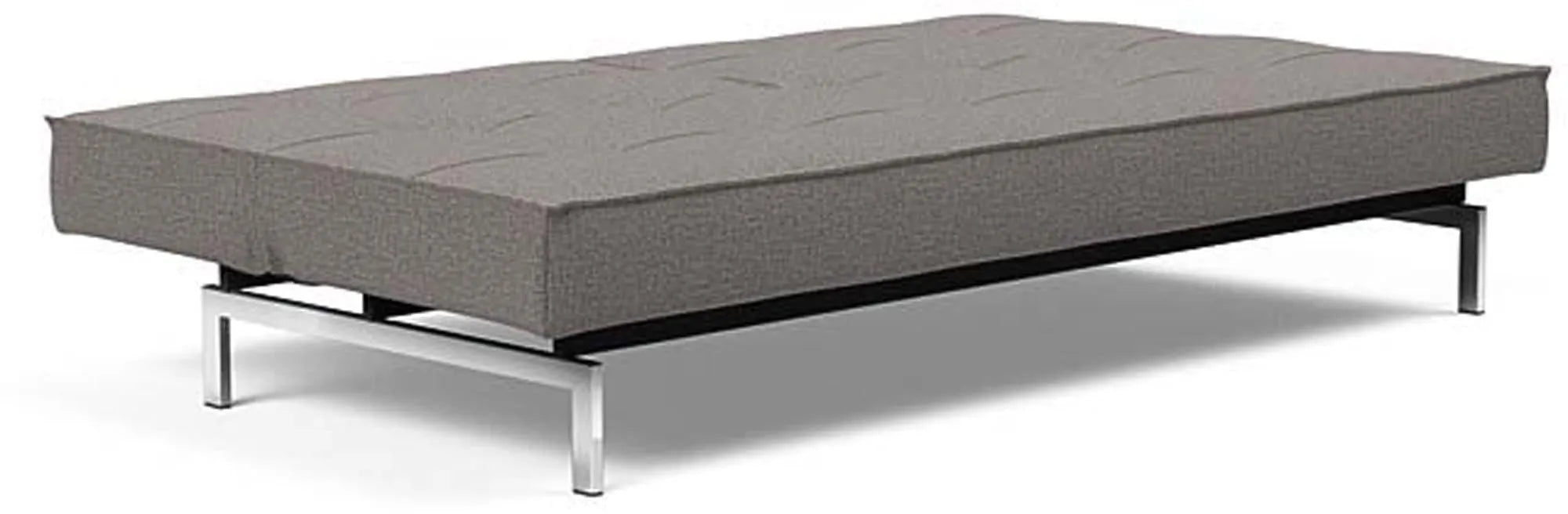 Elegantes Splitback Sofabett 210 Chrom: Funktion trifft Design.