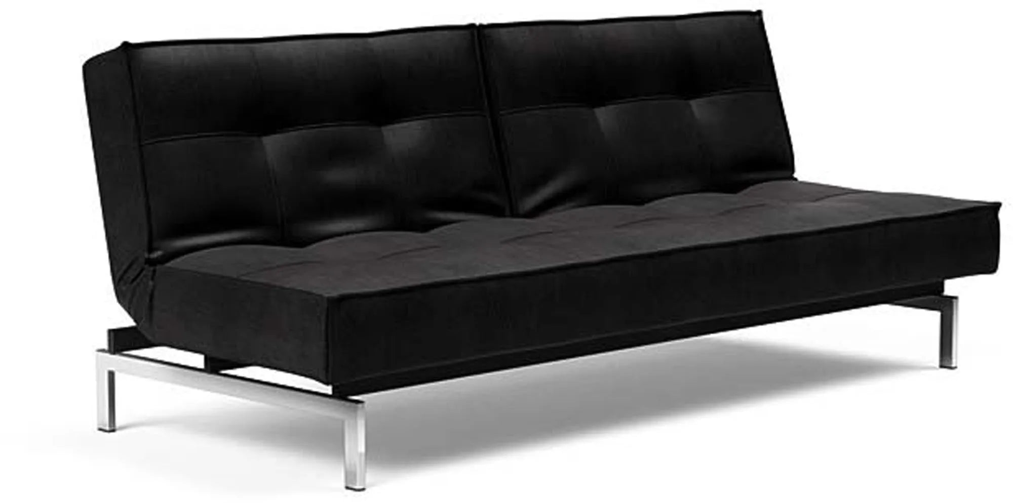 Stilvolles Splitback Sofabett 210 Chrom: Vielseitigkeit in Perfektion.