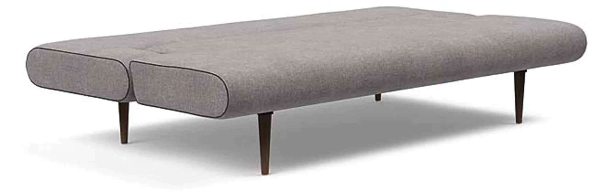 Das Unfurl Sofabett 120 von Innovation Living vereint modernes Design mit praktischer Vielseitigkeit und sorgt für erholsamen Schlaf.
