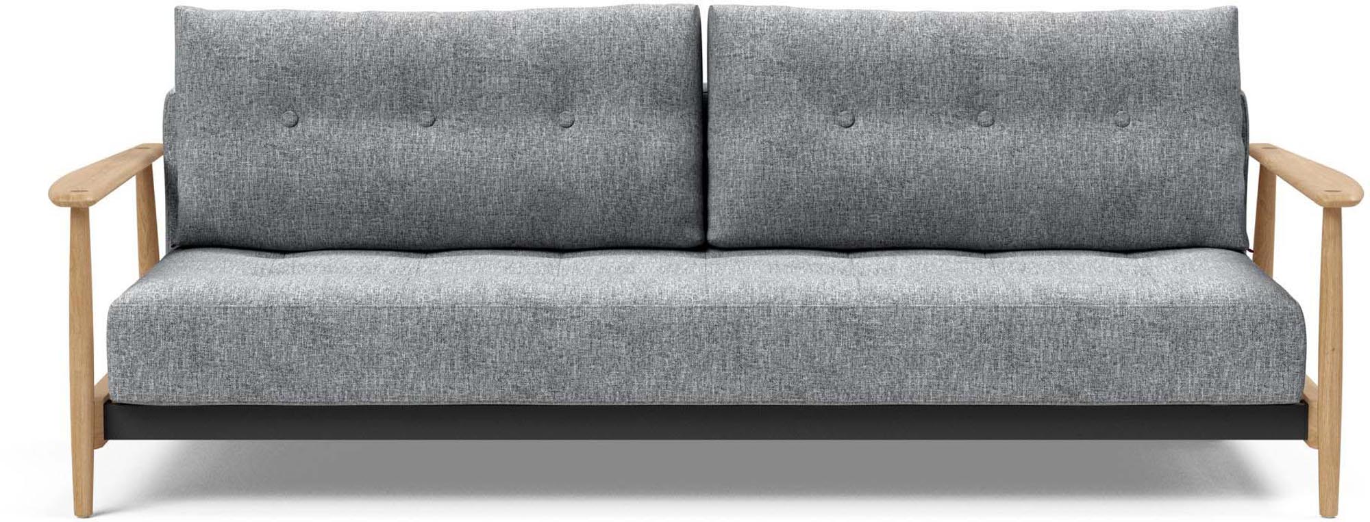 Eluma Bettsofa 140 von Innovation Living: Elegantes Design, vielseitig als Sofa, Einzel- oder Doppelbett nutzbar, komfortabel und stilvoll.