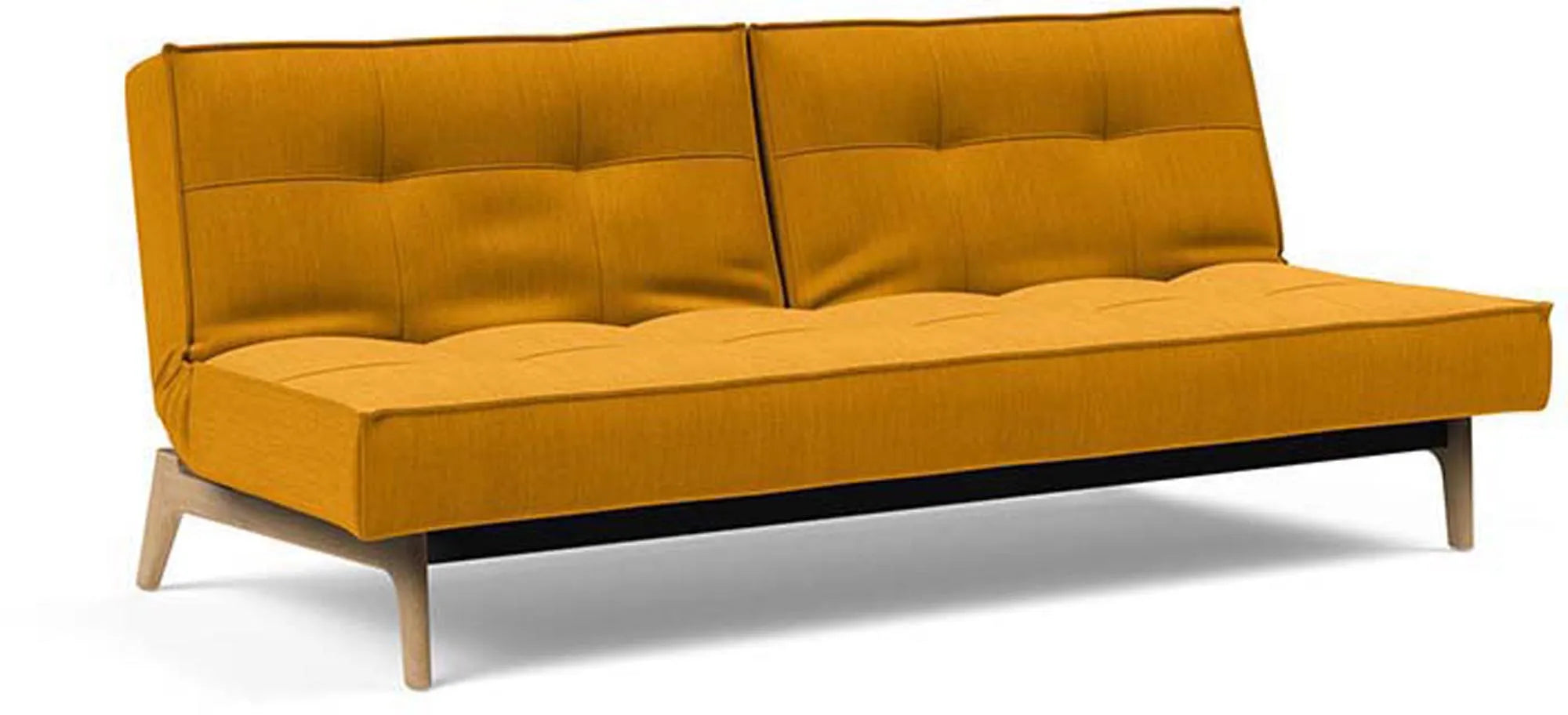 Elegantes Splitback Sofabett 210 Eik: Vielseitigkeit im modernen Stil.