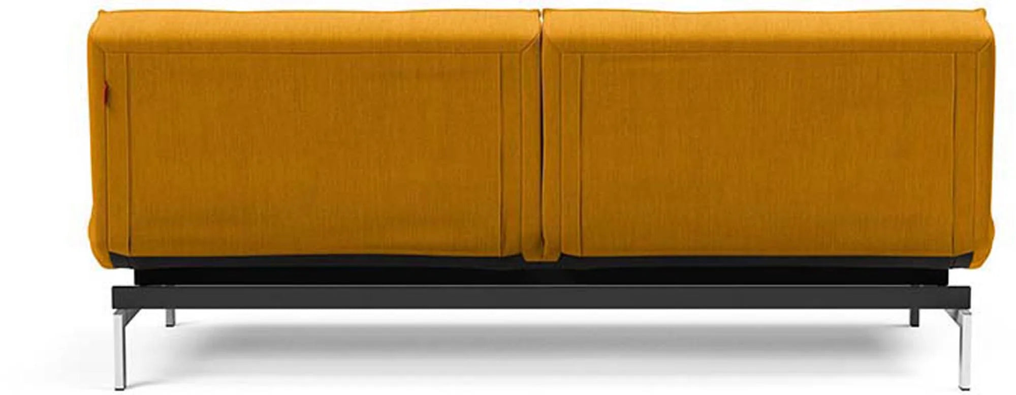 Modernes Splitback Sofabett 210 Chrom: Komfort trifft auf Stil.