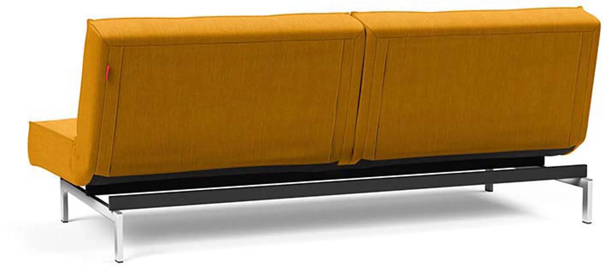 Elegantes Splitback Sofabett 210 Chrom: Funktionalität trifft Design.