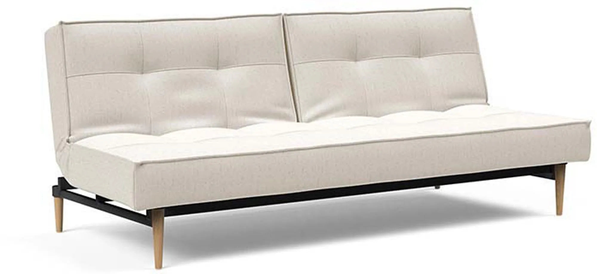 Splitback Sofabett 210 Styletto: Funktionalität trifft auf skandinavischen Chic.