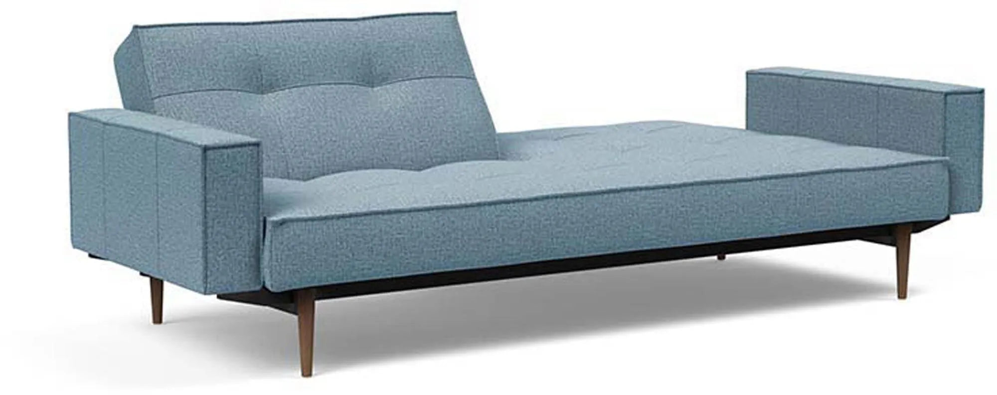 Elegantes Splitback Sofabett 210 mit Armlehnen von Innovation Living.