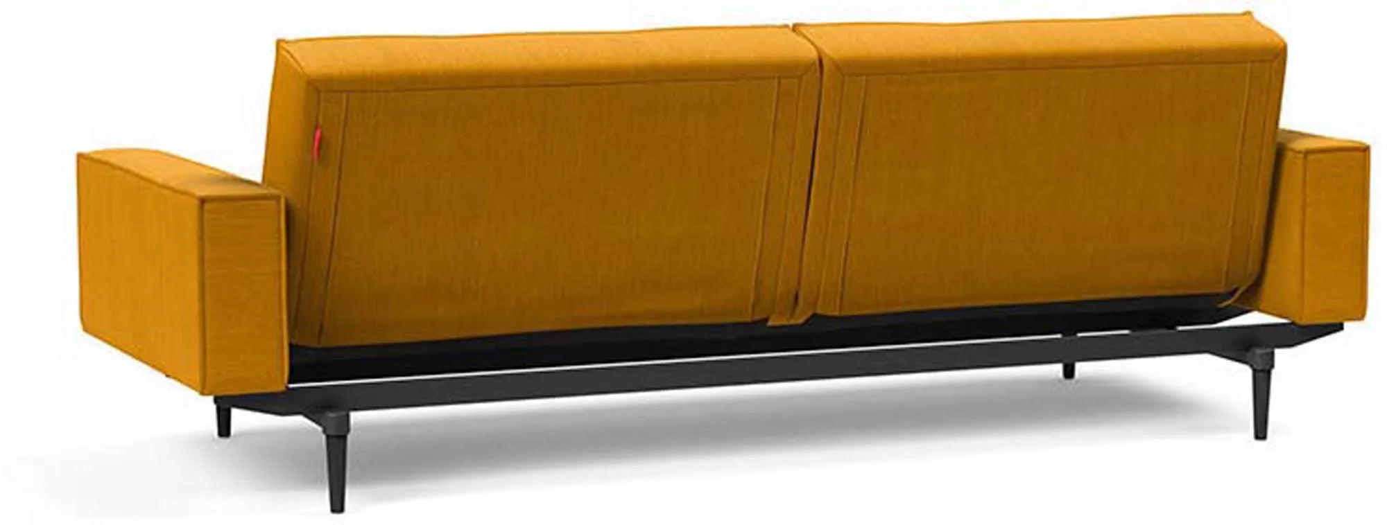 Modernes Splitback Sofabett 210 mit Armlehnen von Innovation Living.