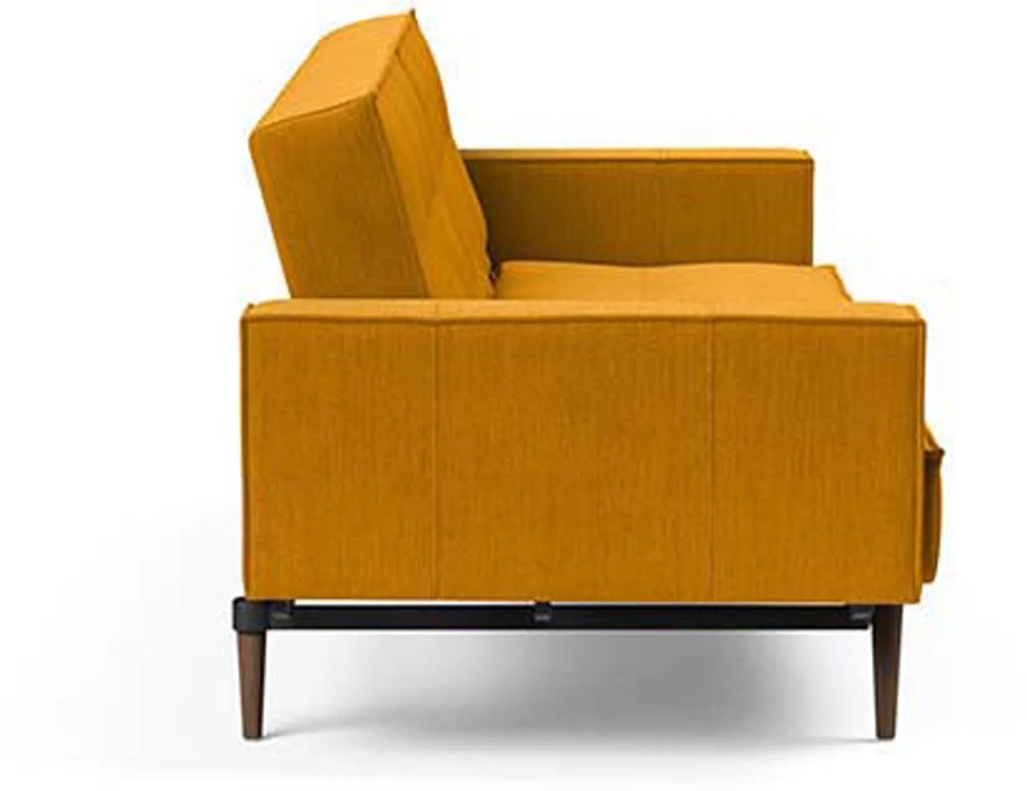 Stilvolles Splitback Sofabett 210 mit Armlehnen von Innovation Living.