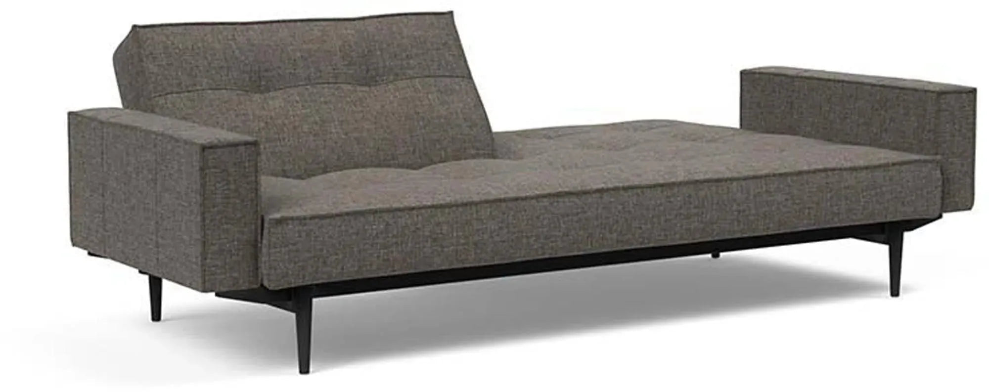 Modernes Splitback Sofabett 210 mit Armlehnen von Innovation Living.