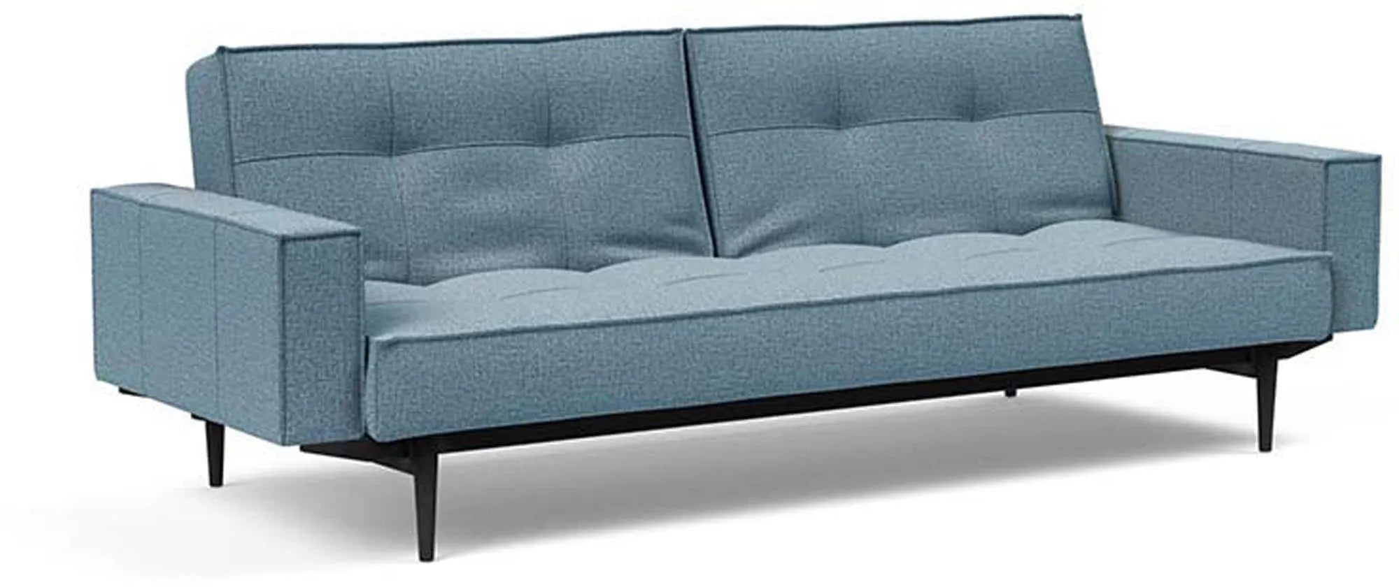 Elegantes Splitback Sofabett 210 mit Armlehnen von Innovation Living.