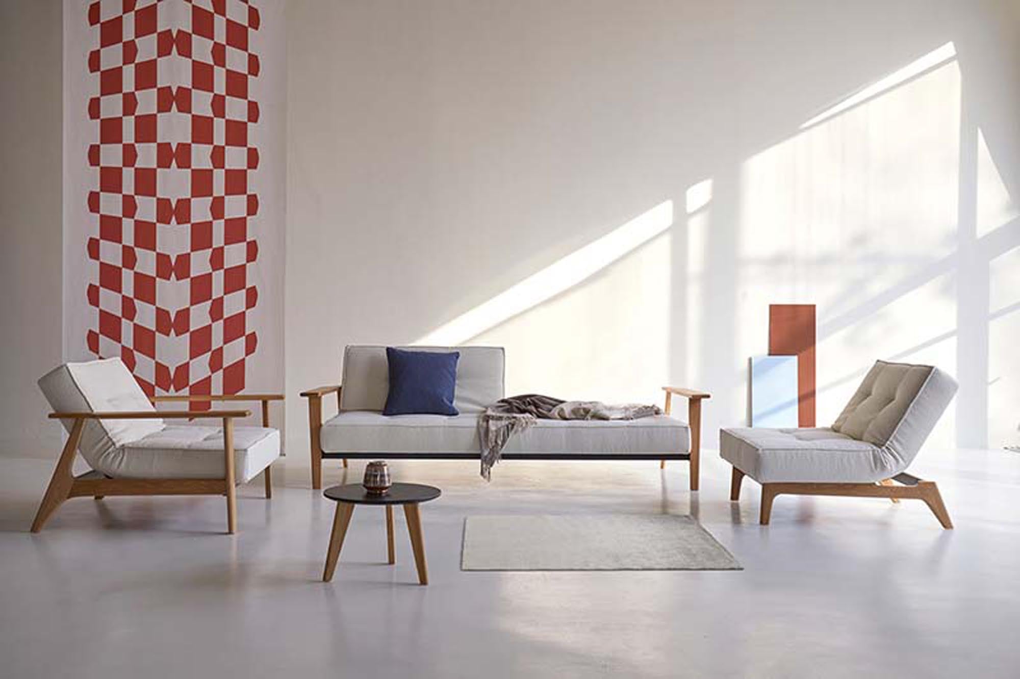 Stilvolles Splitback Sofabett 210 Frej: Funktionalität trifft Design.