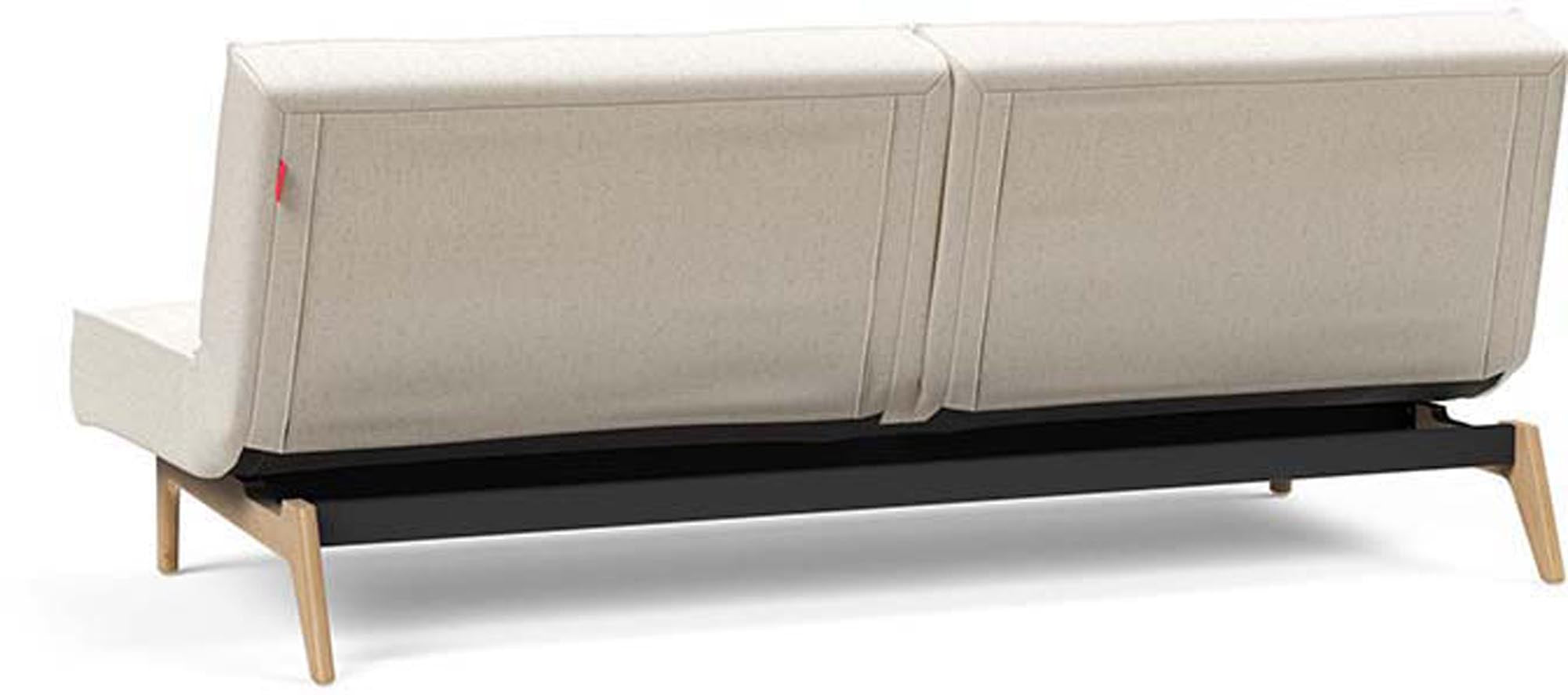 Das Splitback Sofabett 115 Eik von Innovation Living vereint stilvolle Eleganz mit Funktionalität – ideal für Gäste und kleine Räume.